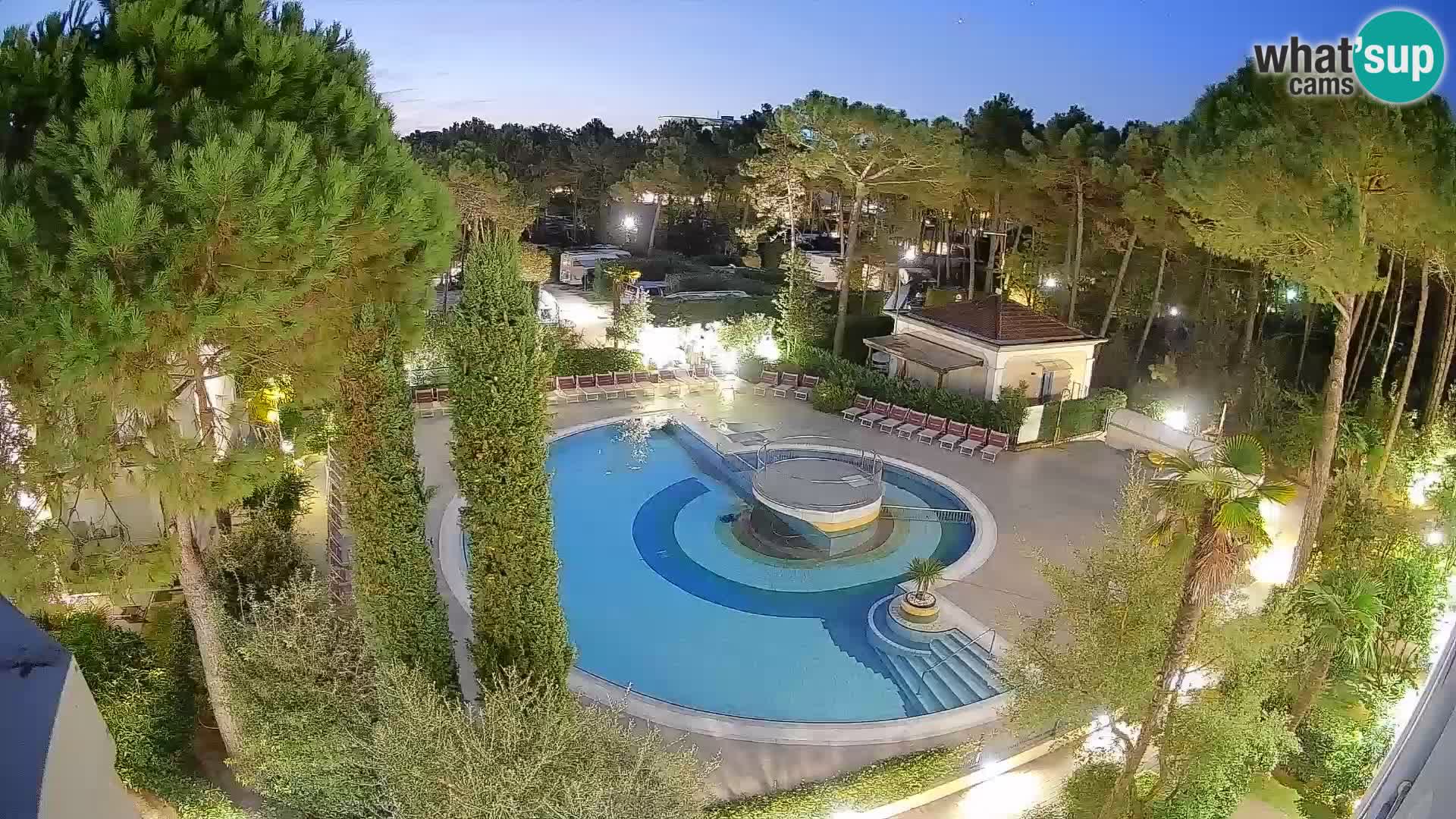 Piscina Villaggio Mare Blu EN VIVO webcam Bibione Pineda – Italia