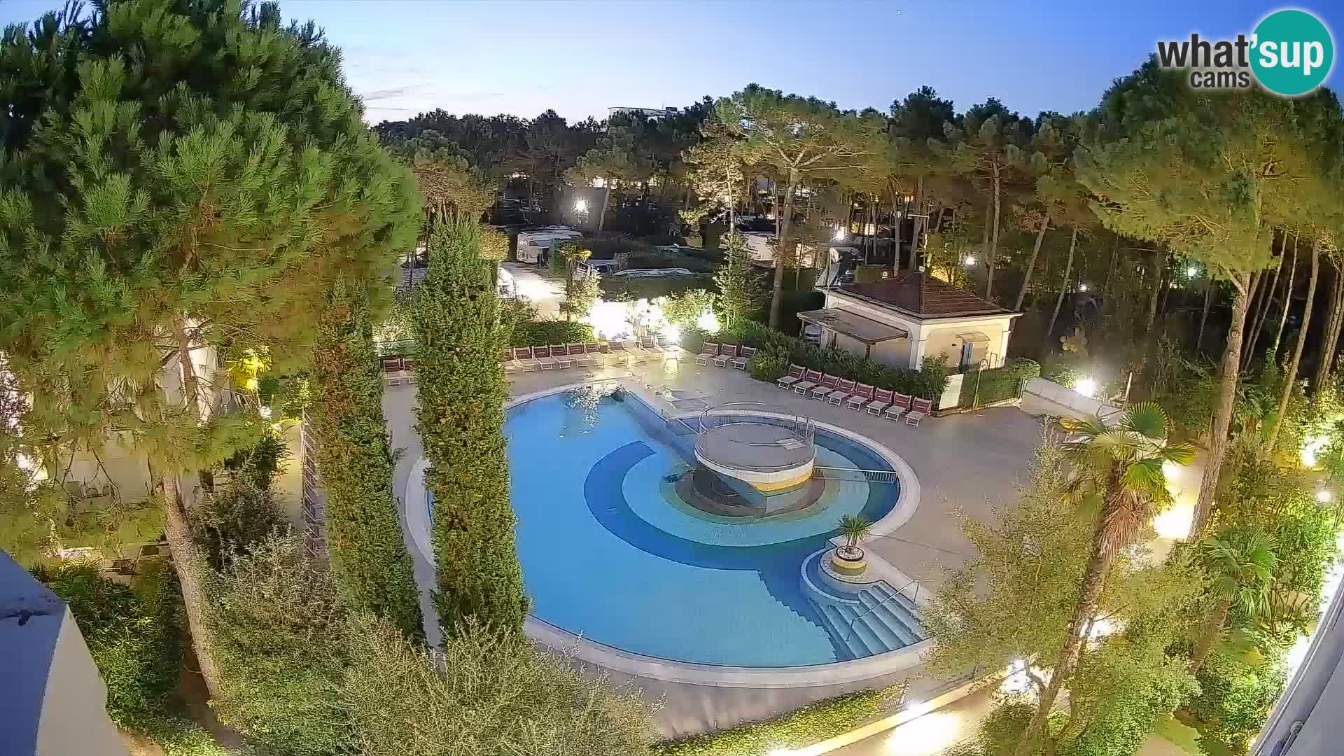 Piscina Villaggio Mare Blu EN VIVO webcam Bibione Pineda – Italia