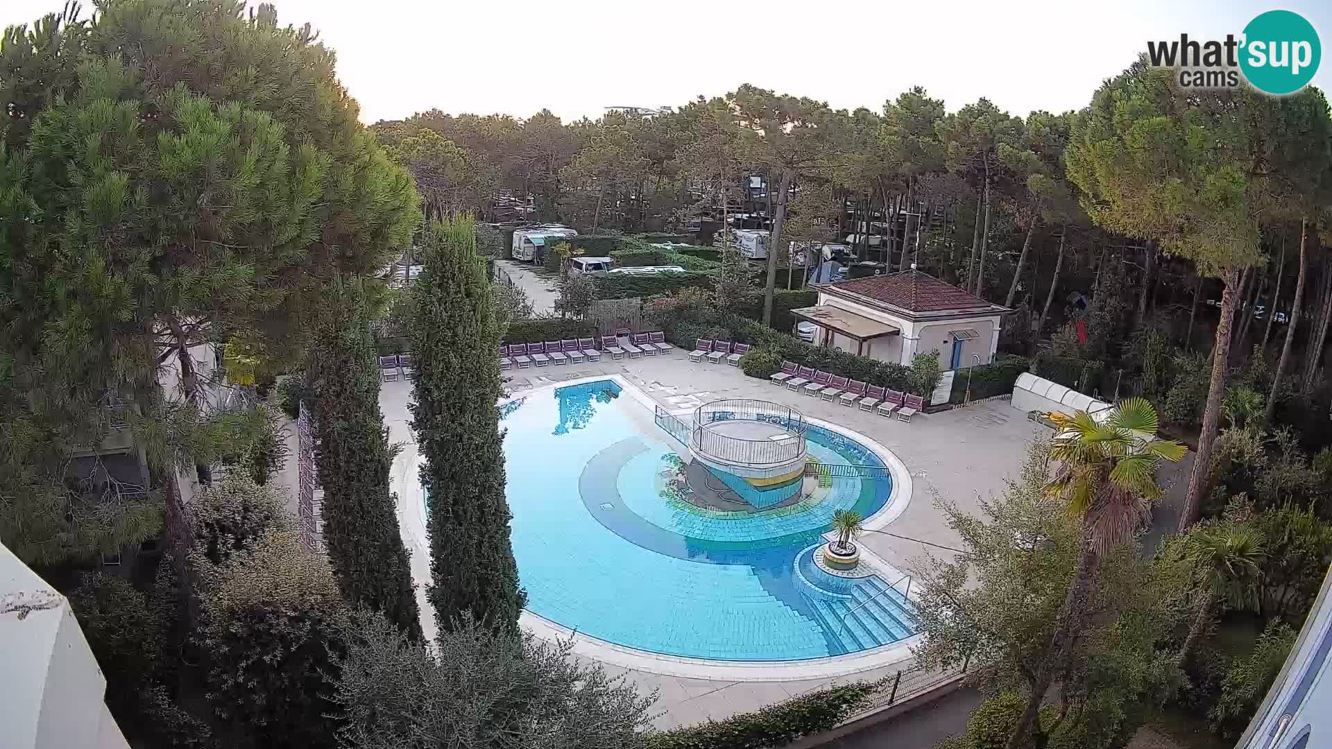 Piscina Villaggio Mare Blu EN VIVO webcam Bibione Pineda – Italia