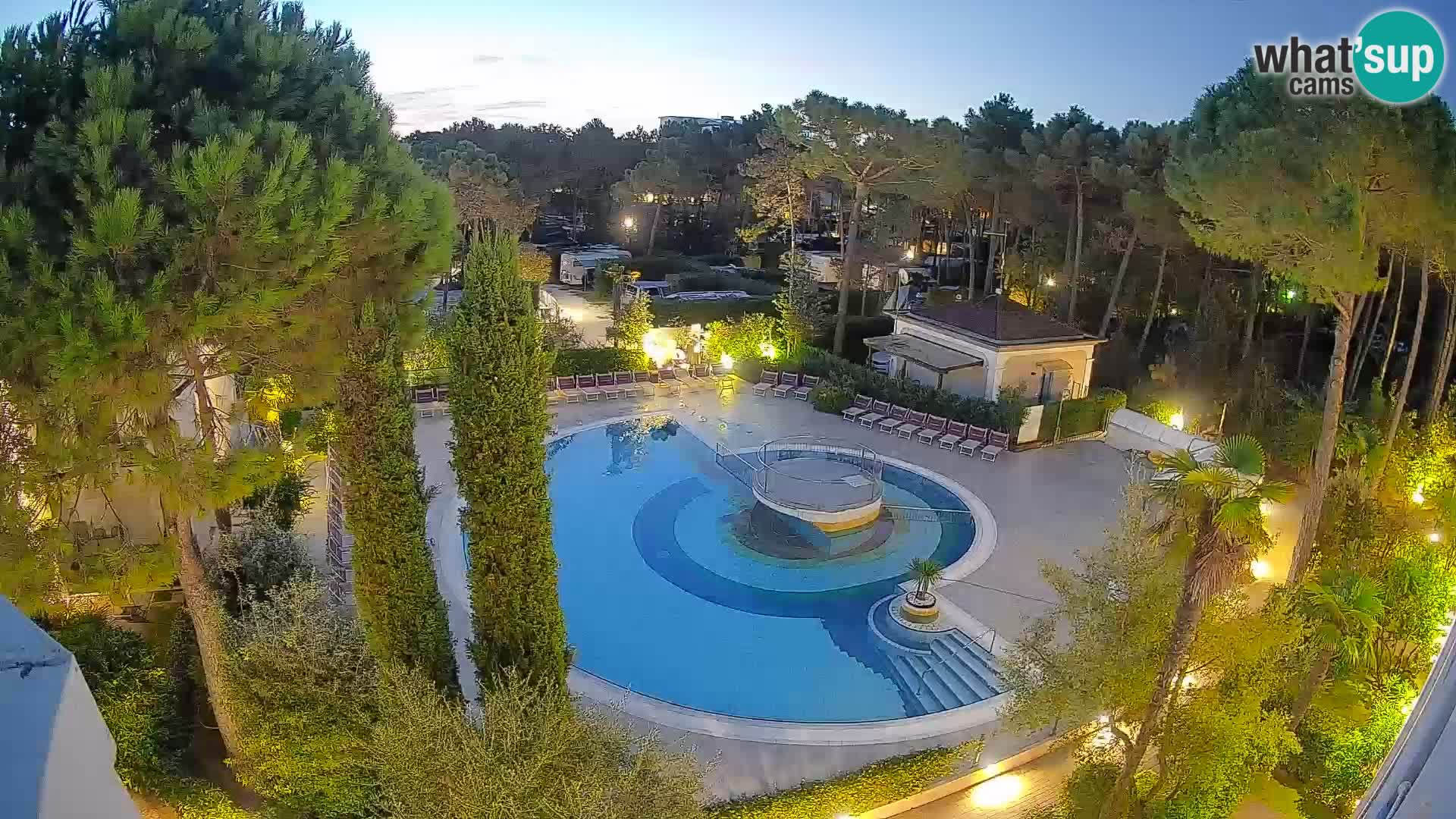 Villaggio Mare Blu piscine LIVE webcam Bibione Pineda – Italie