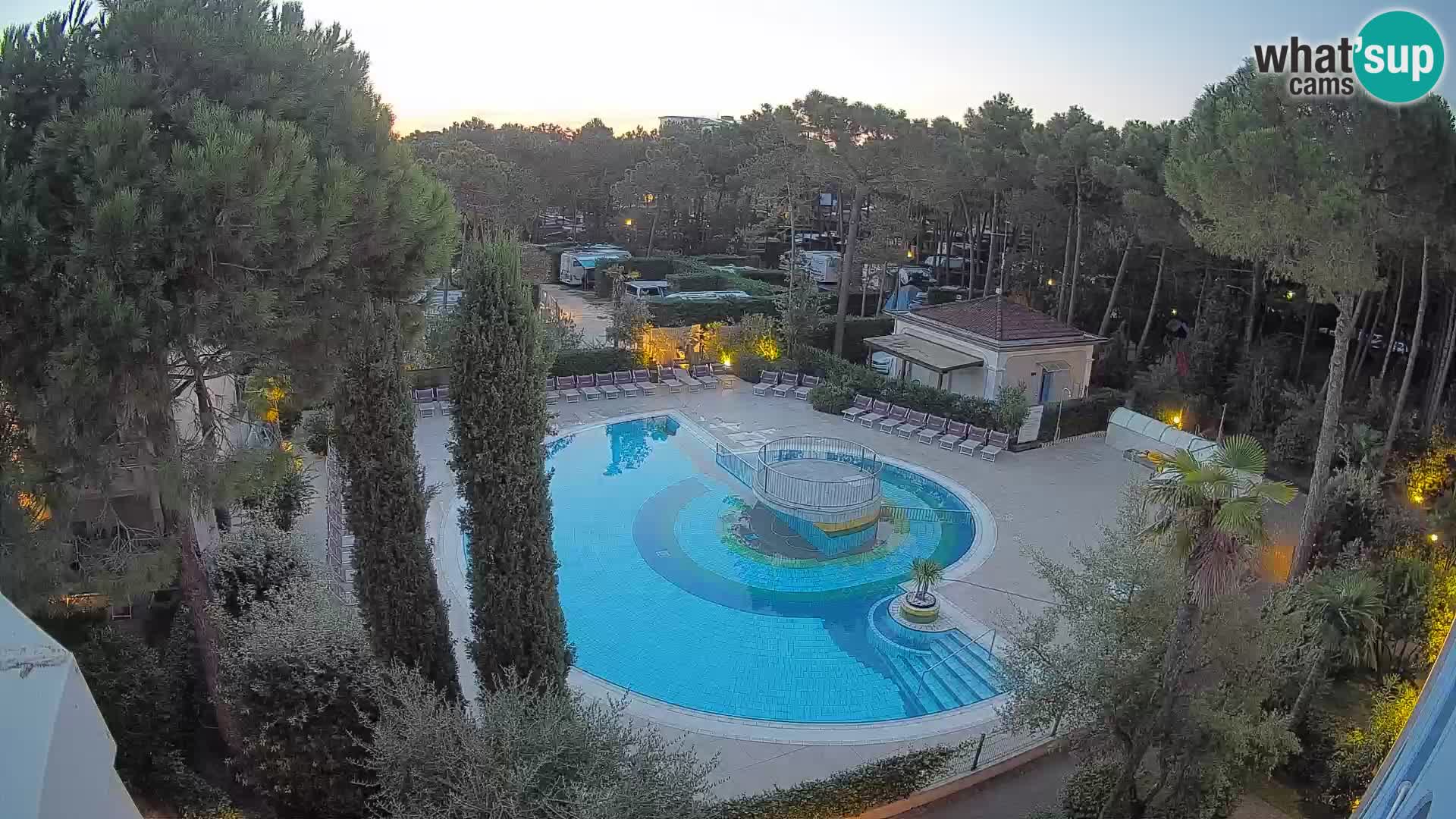 Villaggio Mare Blu piscine LIVE webcam Bibione Pineda – Italie
