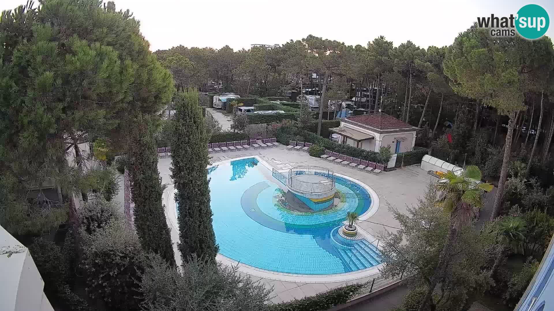 Villaggio Mare Blu piscine LIVE webcam Bibione Pineda – Italie