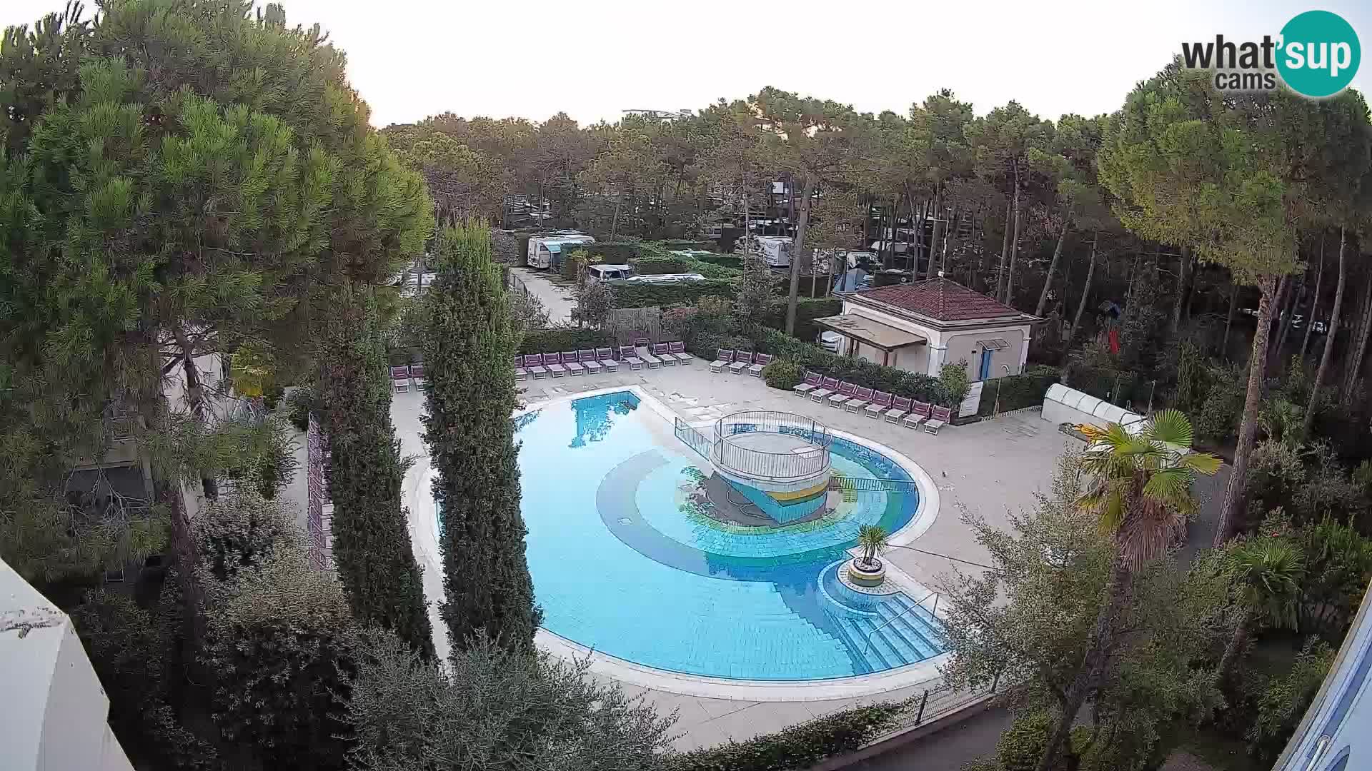 Villaggio Mare Blu pool LIVE webcam Bibione Pineda – Italy