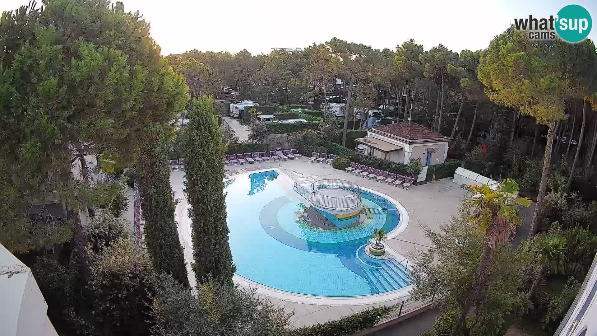 Piscina Villaggio Mare Blu EN VIVO webcam Bibione Pineda – Italia