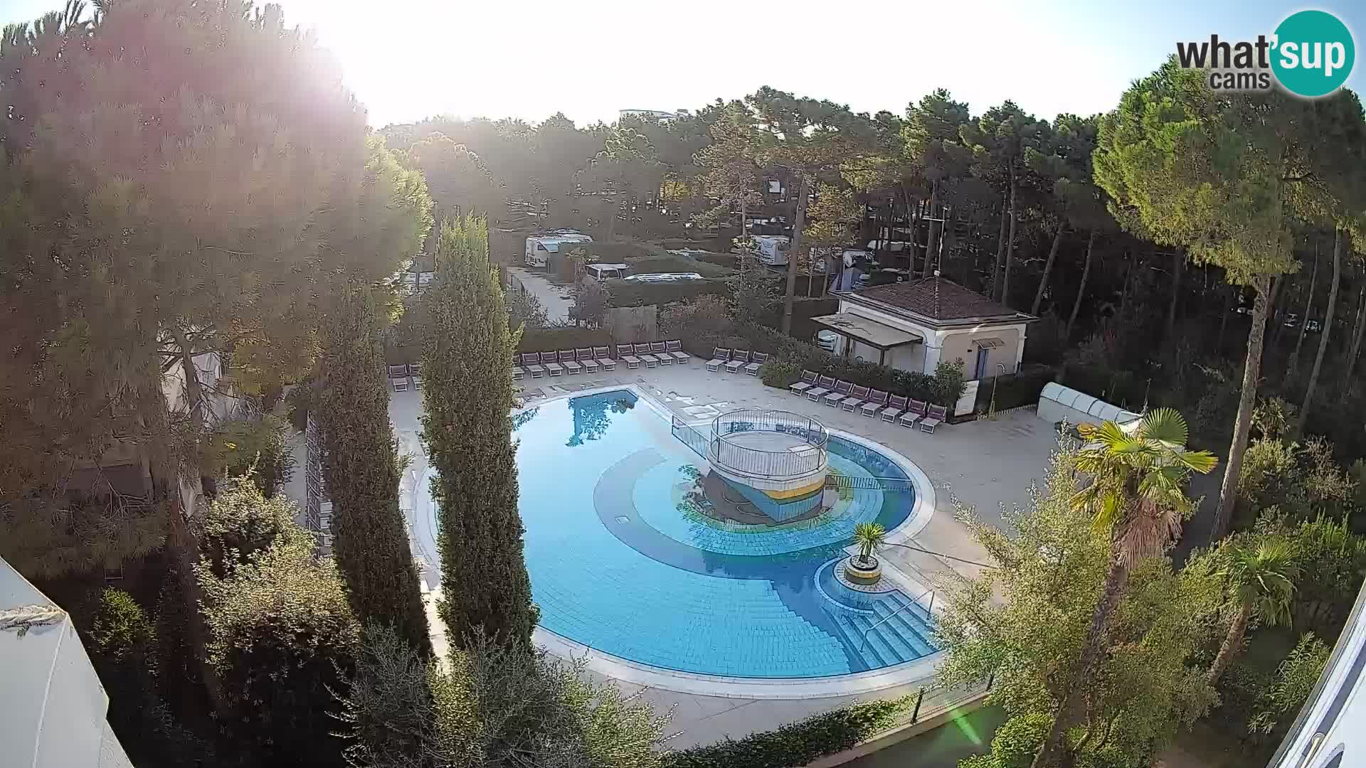 Piscina Villaggio Mare Blu webcam LIVE Bibione Pineda – Italia
