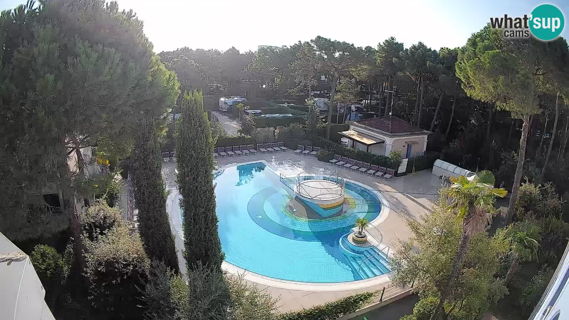 Piscina Villaggio Mare Blu EN VIVO webcam Bibione Pineda – Italia