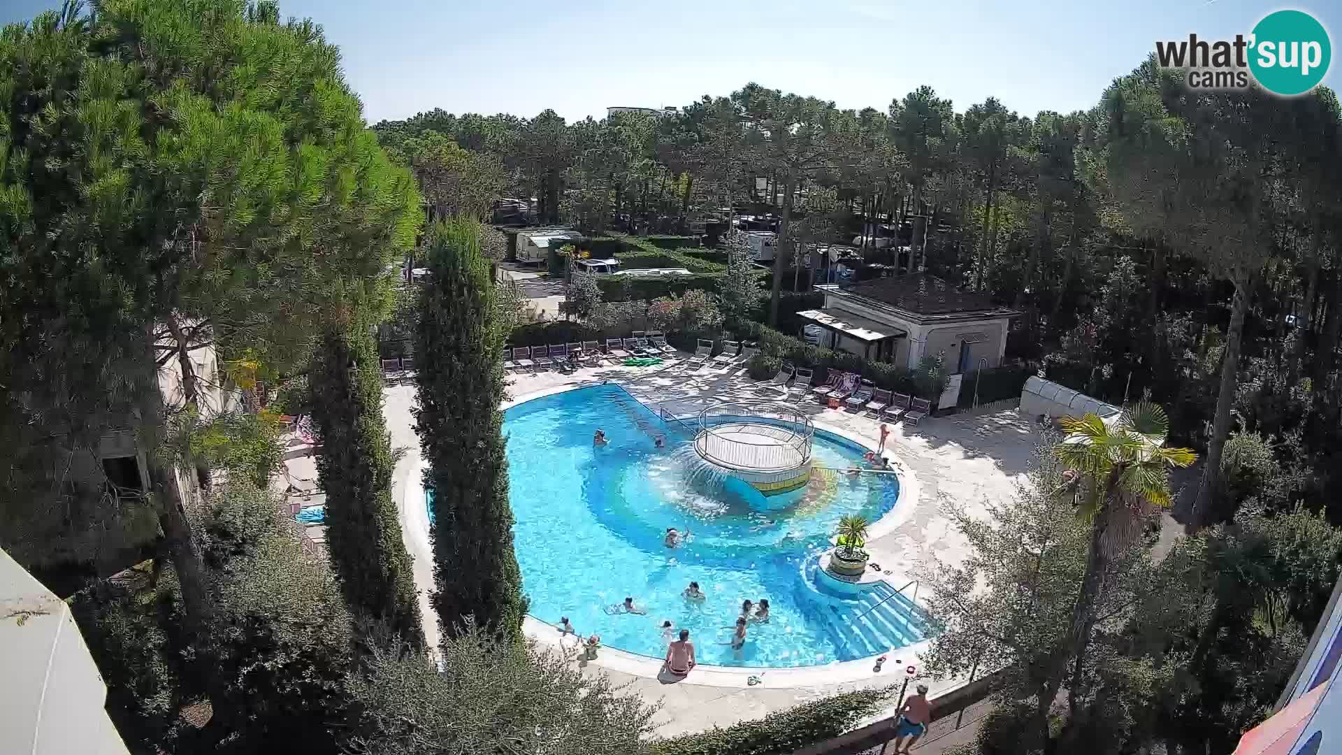 Piscina Villaggio Mare Blu EN VIVO webcam Bibione Pineda – Italia