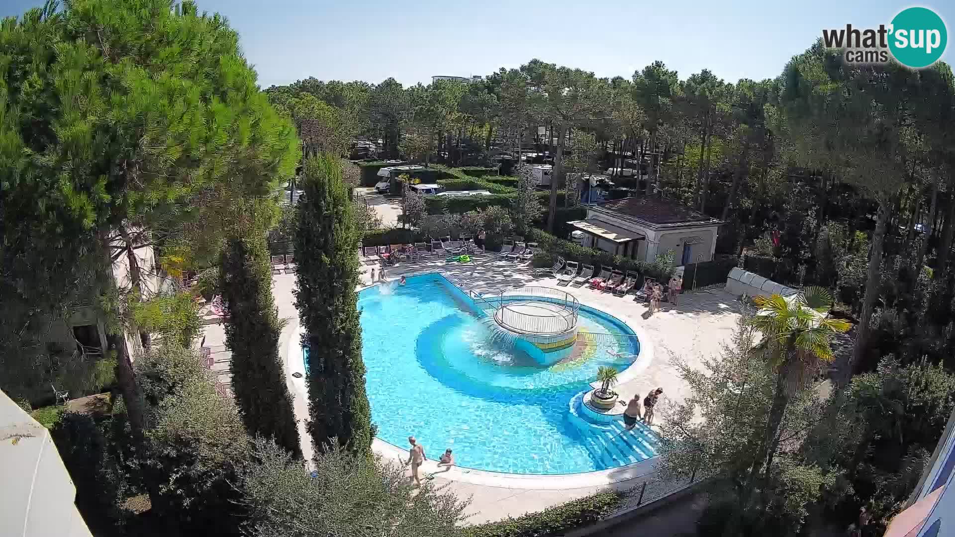 Piscina Villaggio Mare Blu EN VIVO webcam Bibione Pineda – Italia