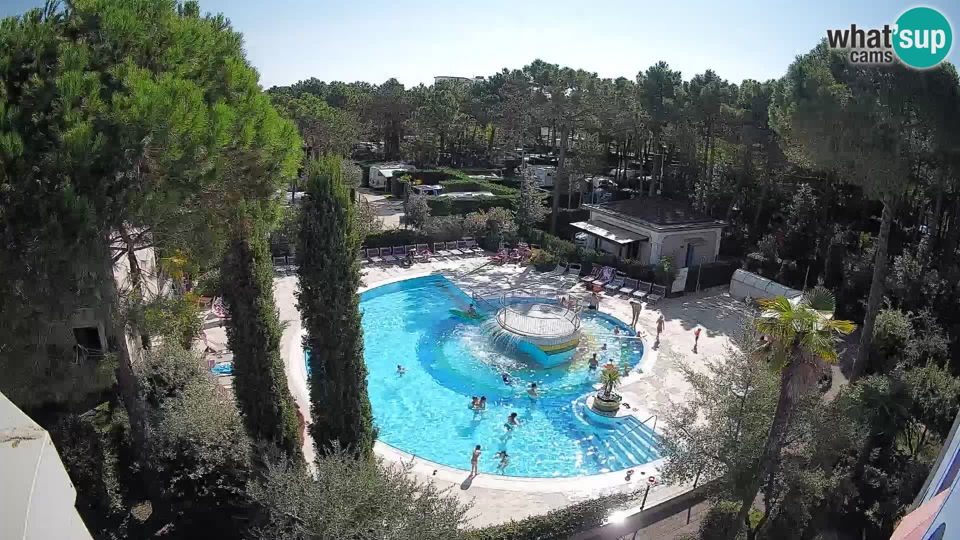 Piscina Villaggio Mare Blu EN VIVO webcam Bibione Pineda – Italia