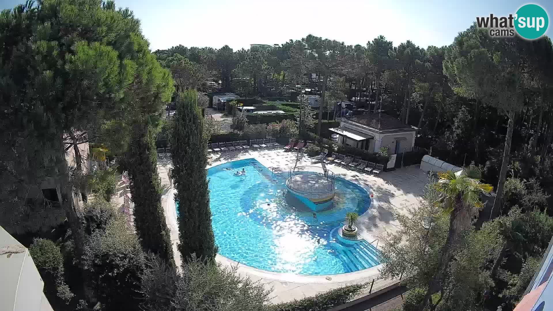 Villaggio Mare Blu piscine LIVE webcam Bibione Pineda – Italie