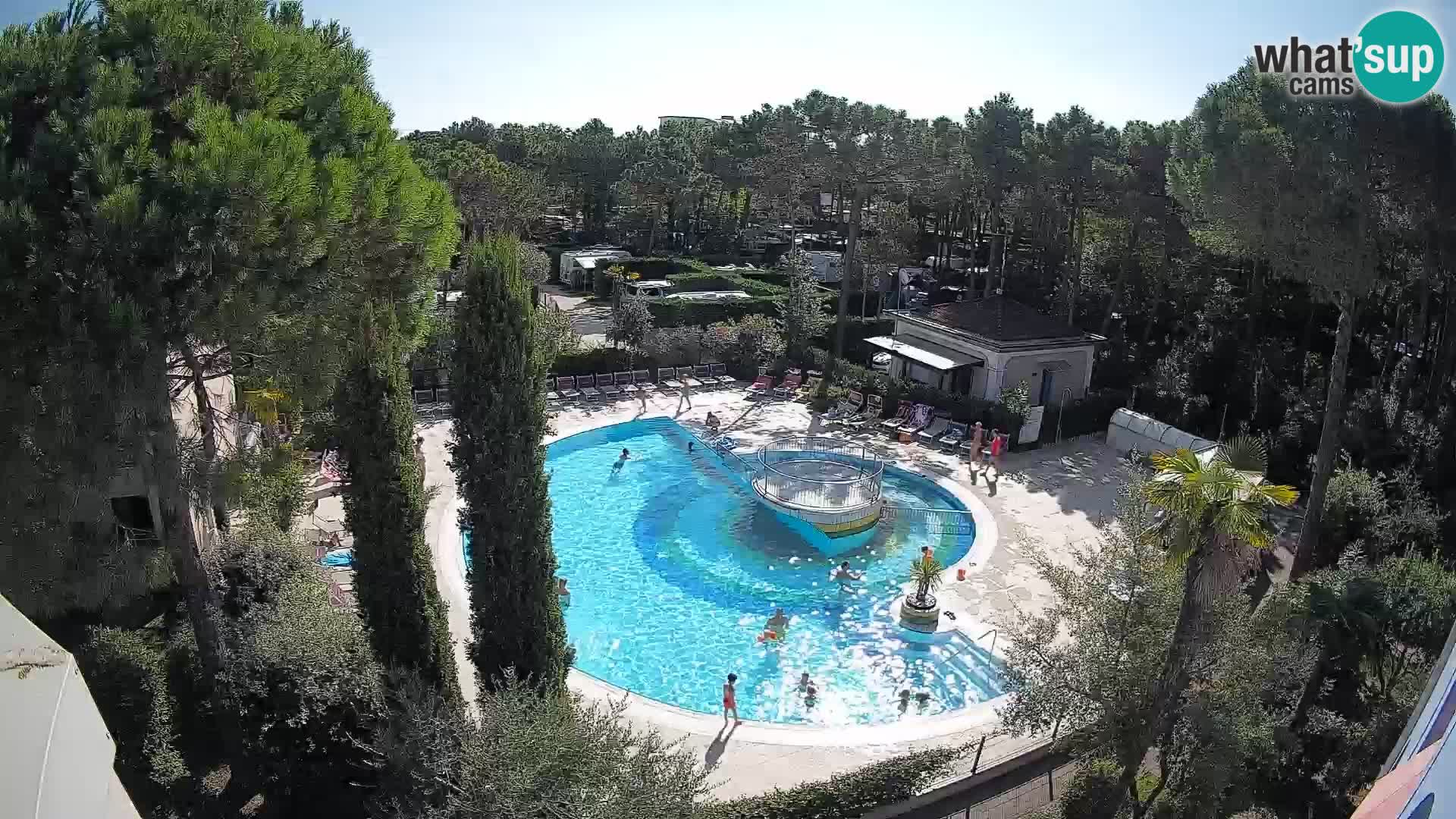 Piscina Villaggio Mare Blu EN VIVO webcam Bibione Pineda – Italia