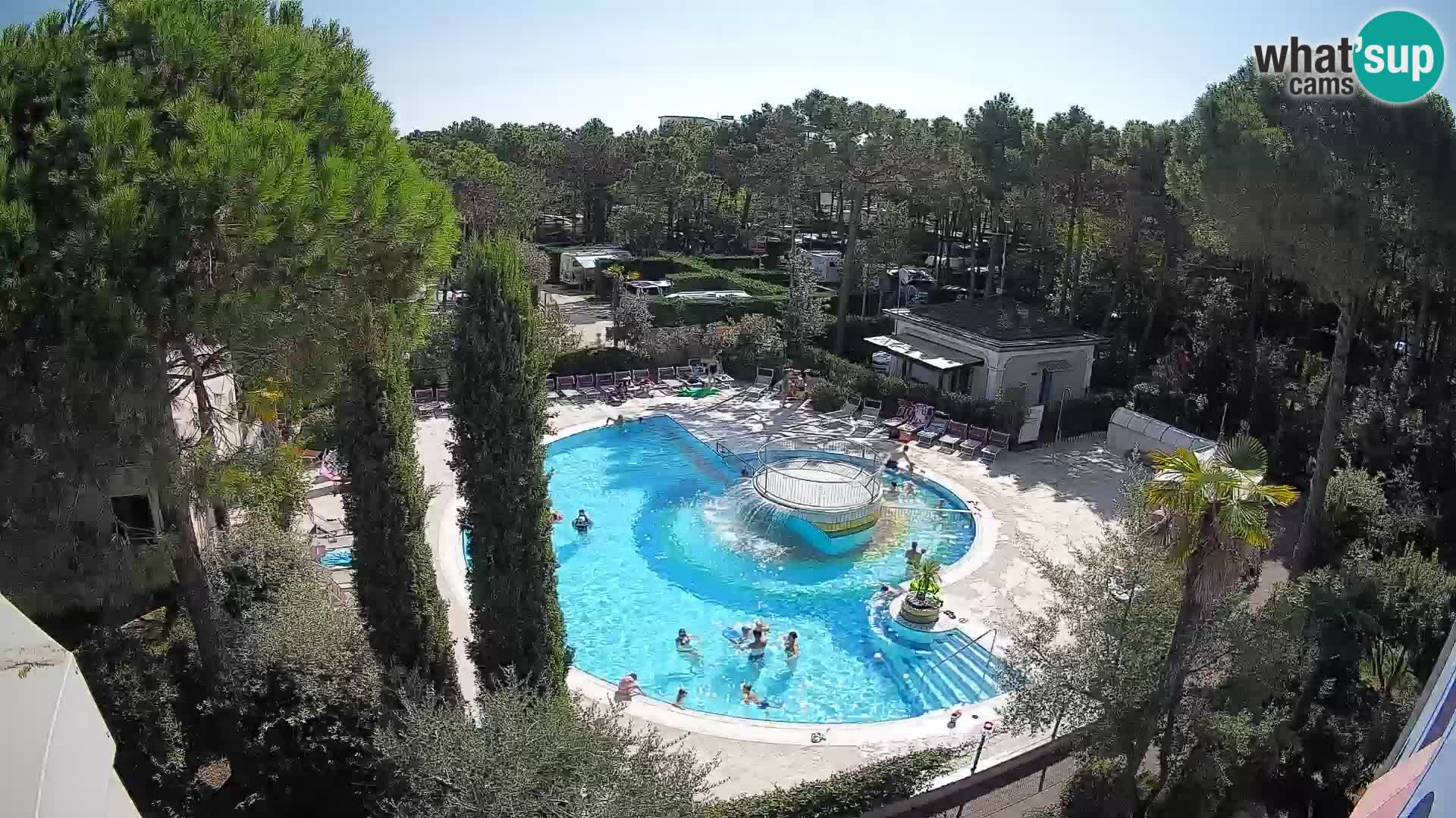 Villaggio Mare Blu piscine LIVE webcam Bibione Pineda – Italie