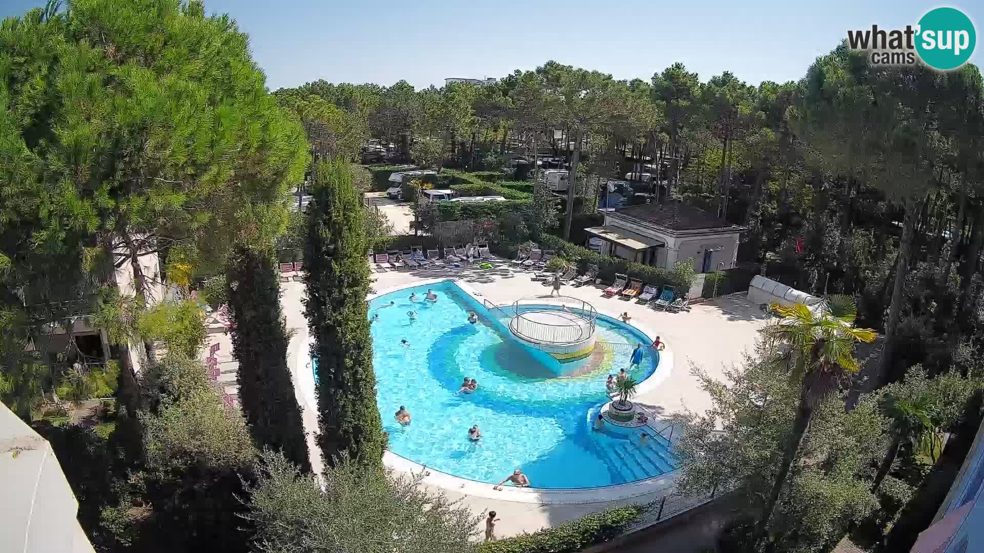 Villaggio Mare Blu pool LIVE webcam Bibione Pineda – Italy