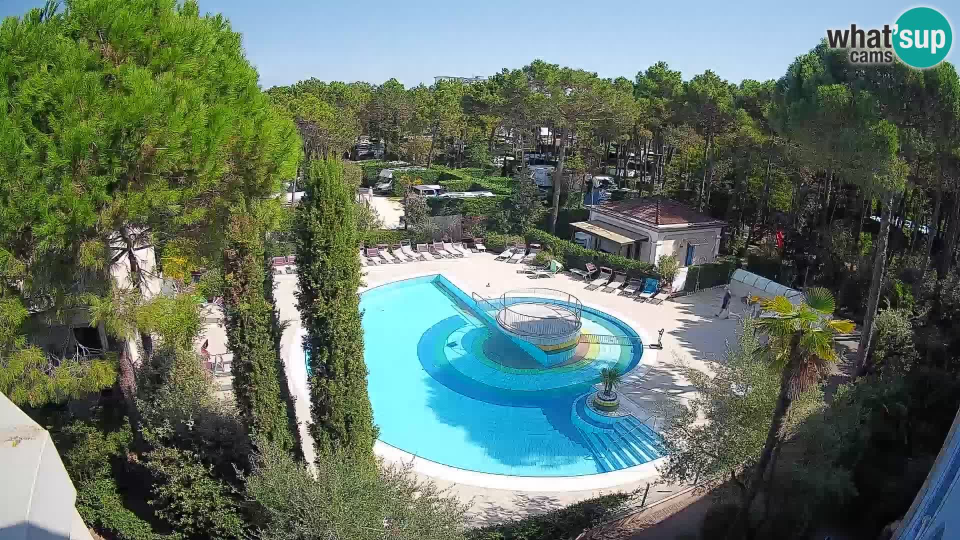 Villaggio Mare Blu pool LIVE webcam Bibione Pineda – Italy