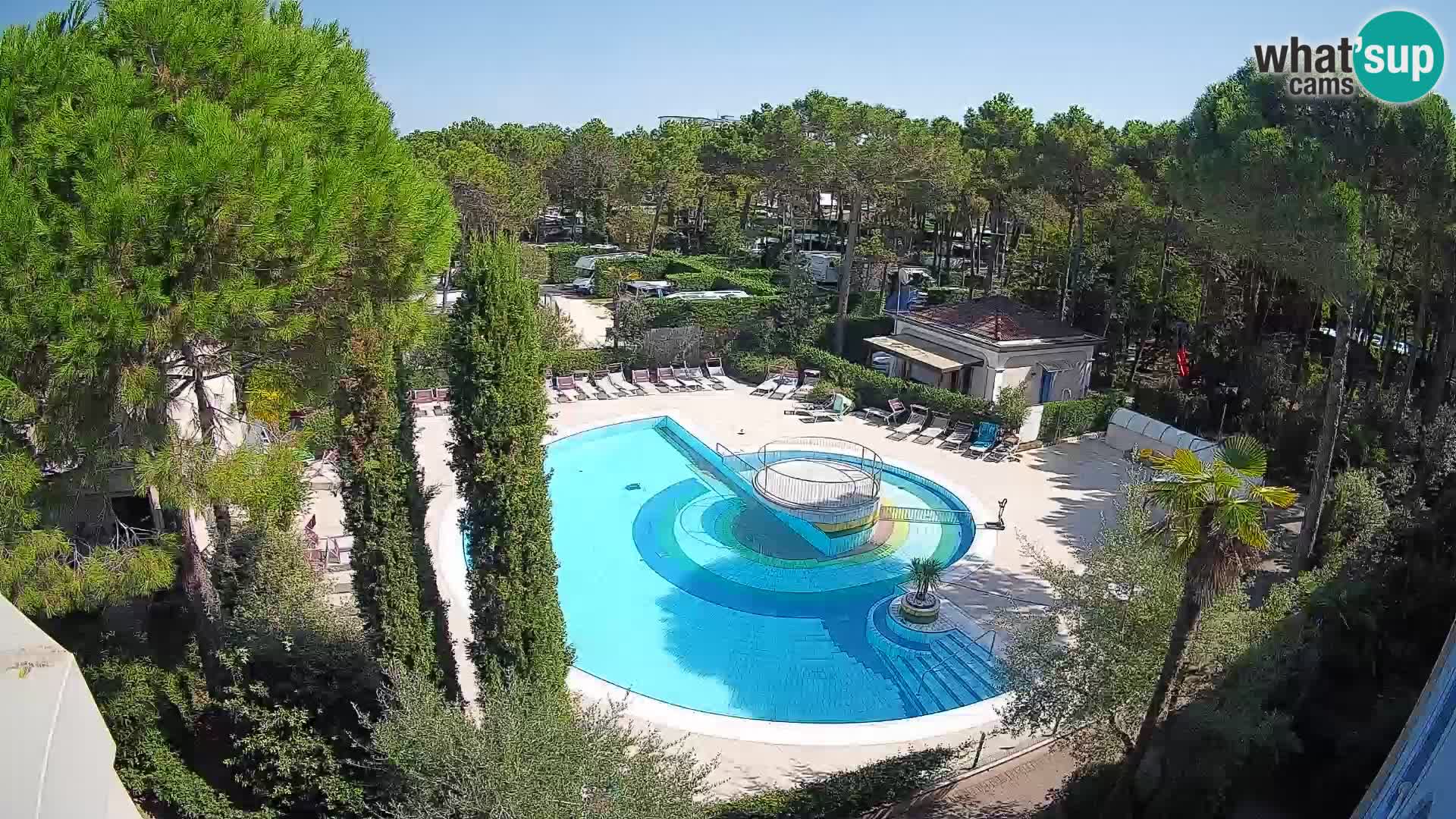 Villaggio Mare Blu piscine LIVE webcam Bibione Pineda – Italie