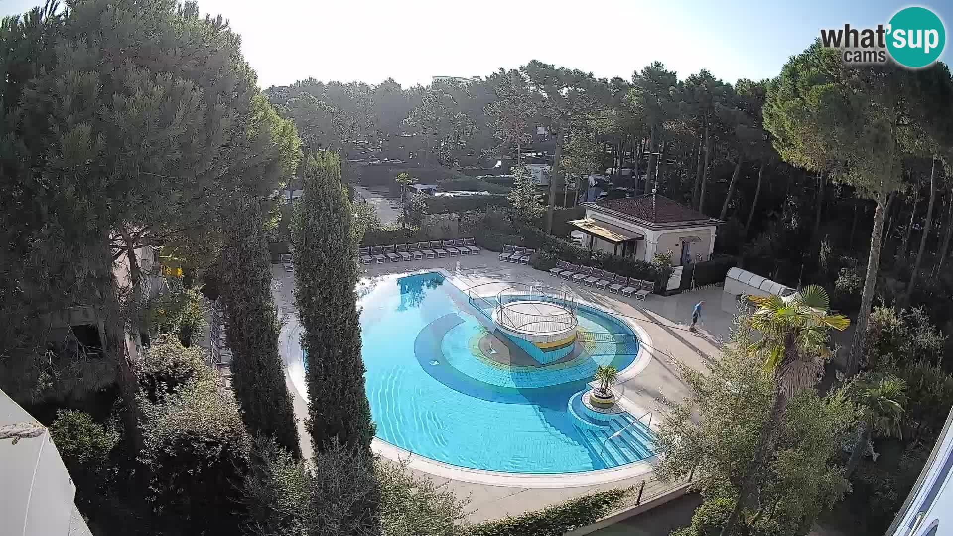 Villaggio Mare Blu pool LIVE webcam Bibione Pineda – Italy