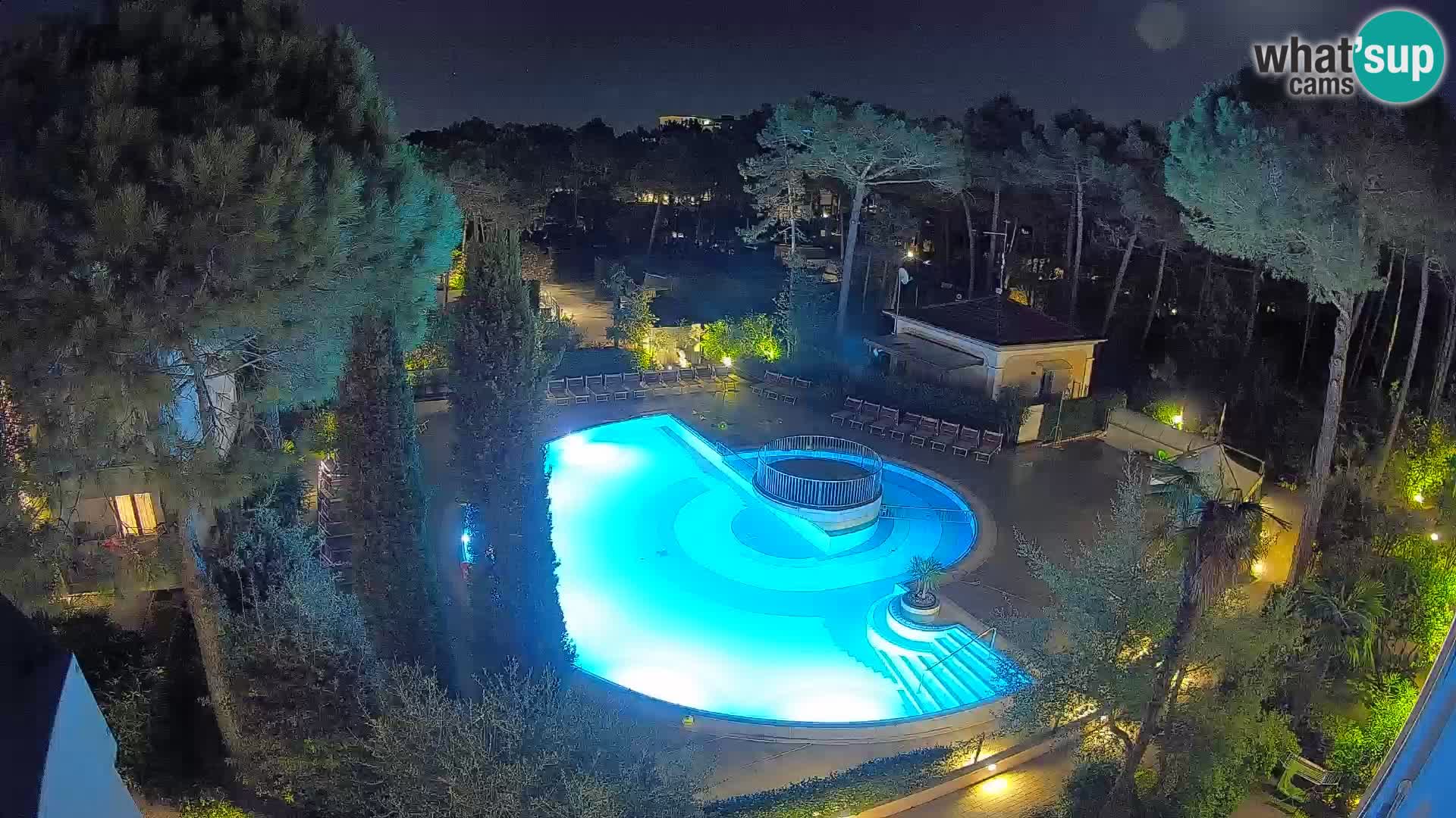 Villaggio Mare Blu pool LIVE webcam Bibione Pineda – Italy