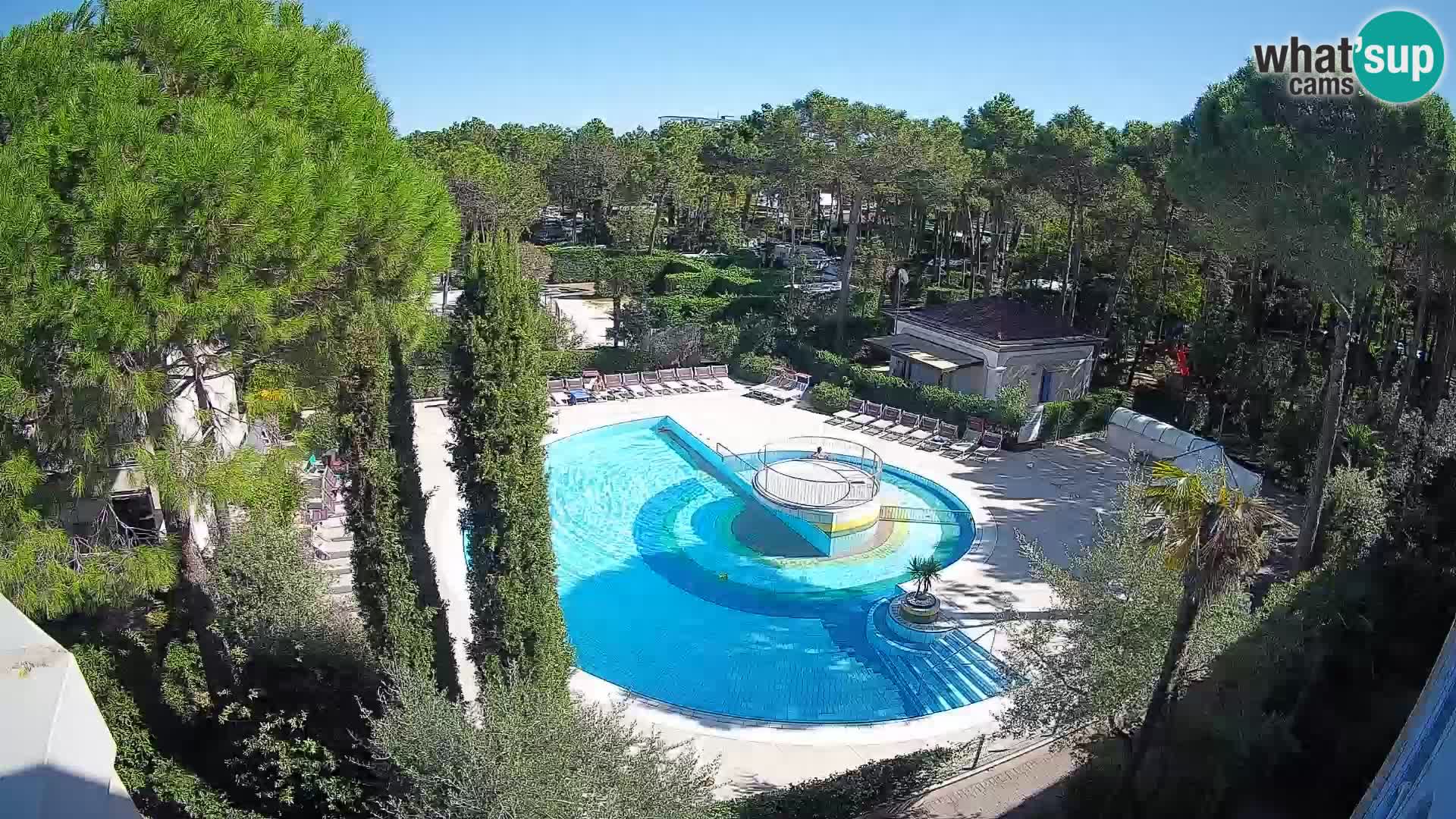 Piscina Villaggio Mare Blu webcam LIVE Bibione Pineda – Italia