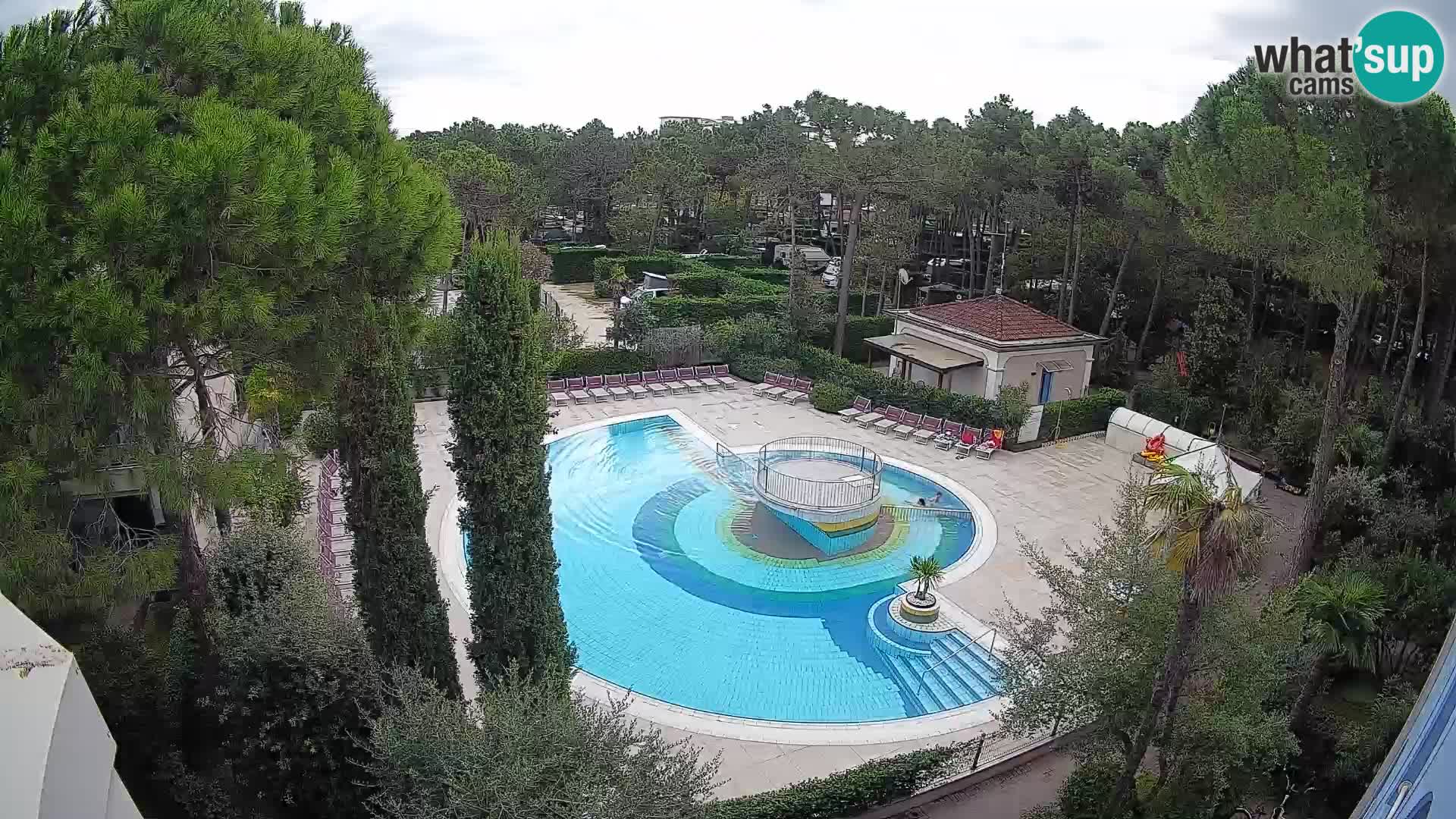 Piscina Villaggio Mare Blu webcam LIVE Bibione Pineda – Italia
