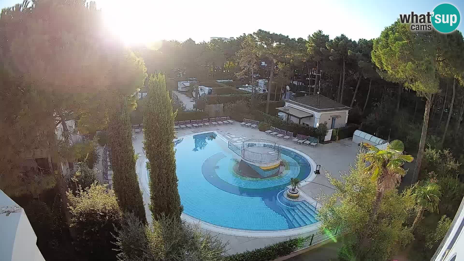Villaggio Mare Blu pool LIVE webcam Bibione Pineda – Italy