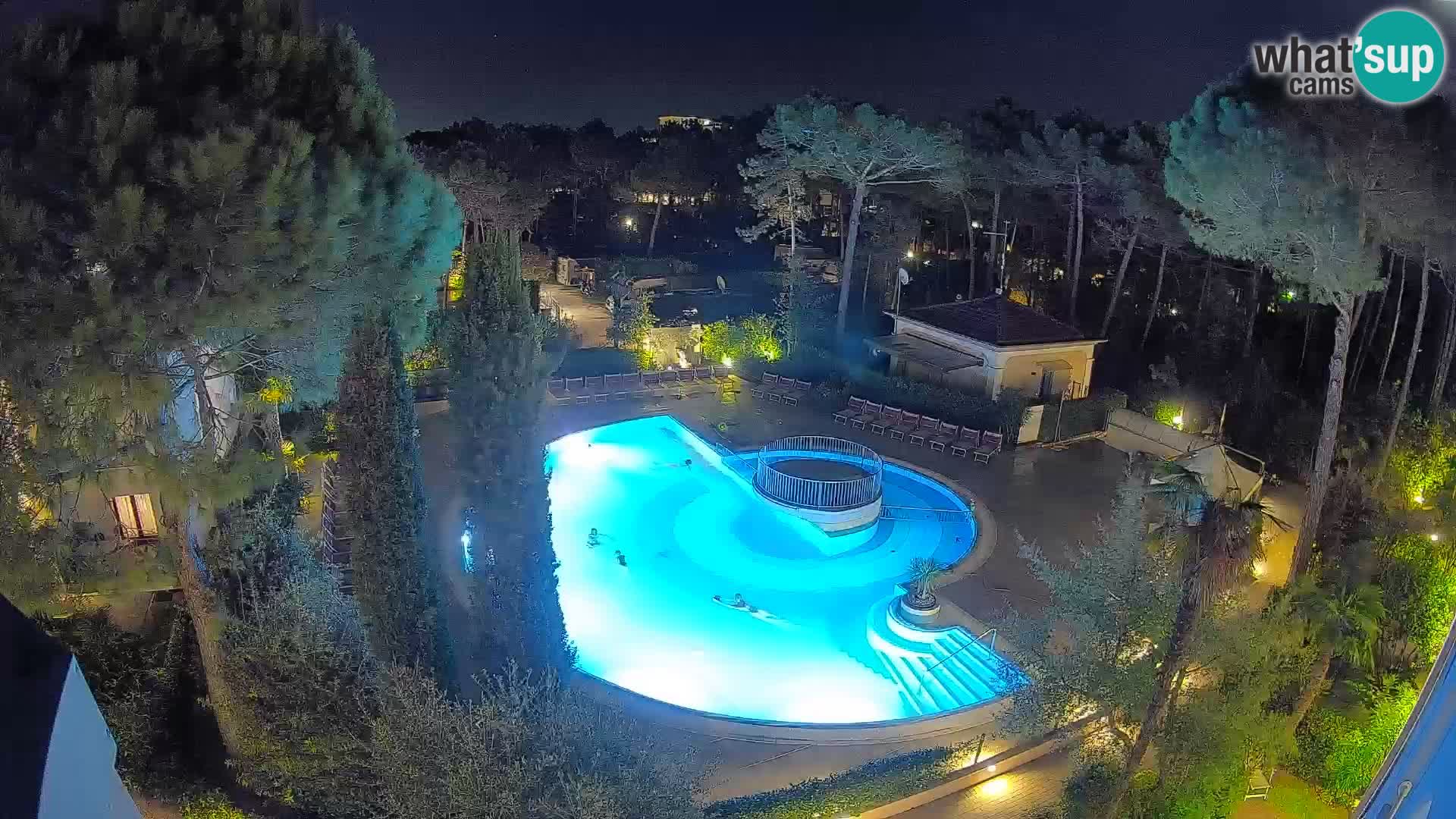 Villaggio Mare Blu piscine LIVE webcam Bibione Pineda – Italie