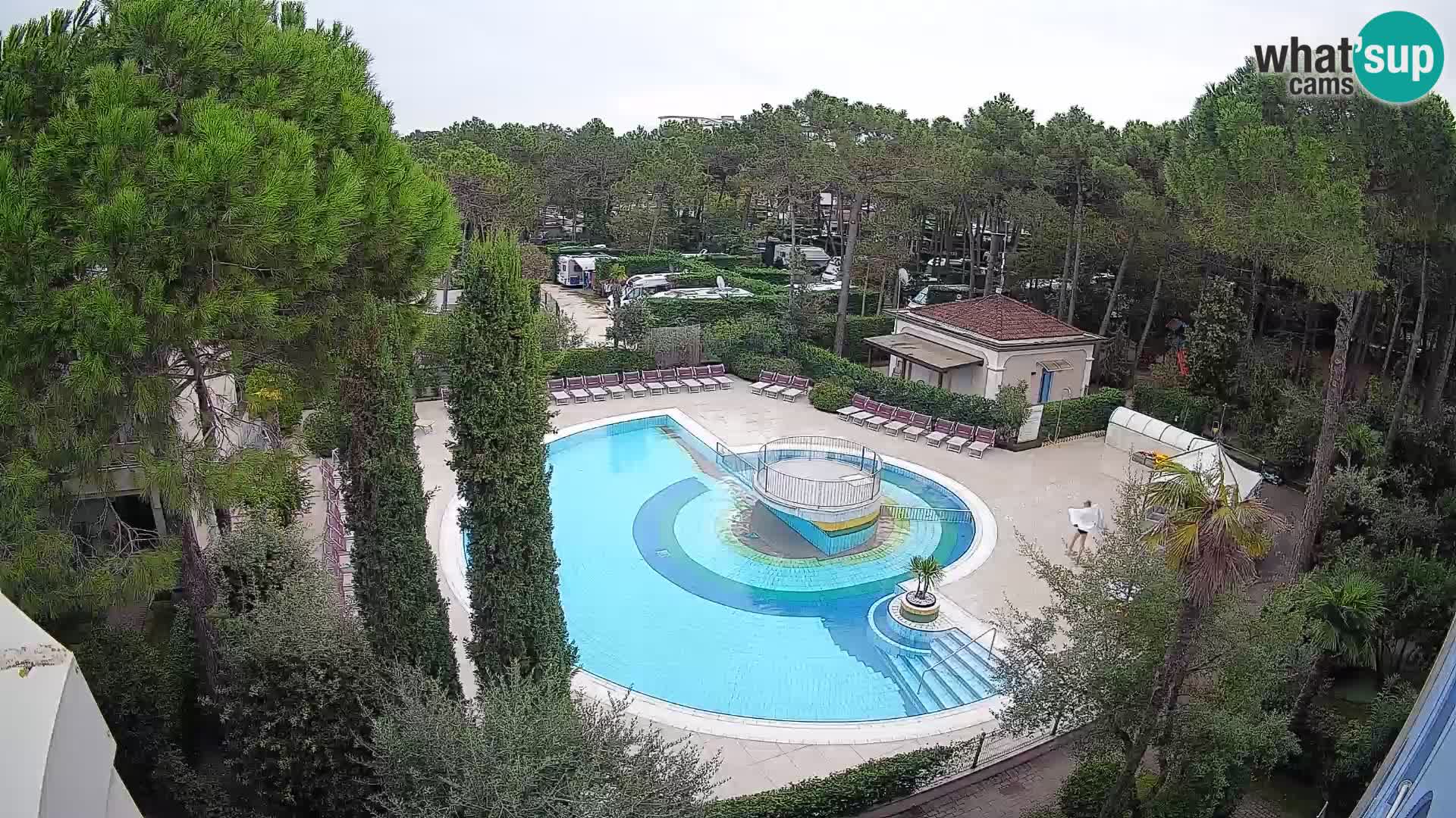 Piscina Villaggio Mare Blu EN VIVO webcam Bibione Pineda – Italia