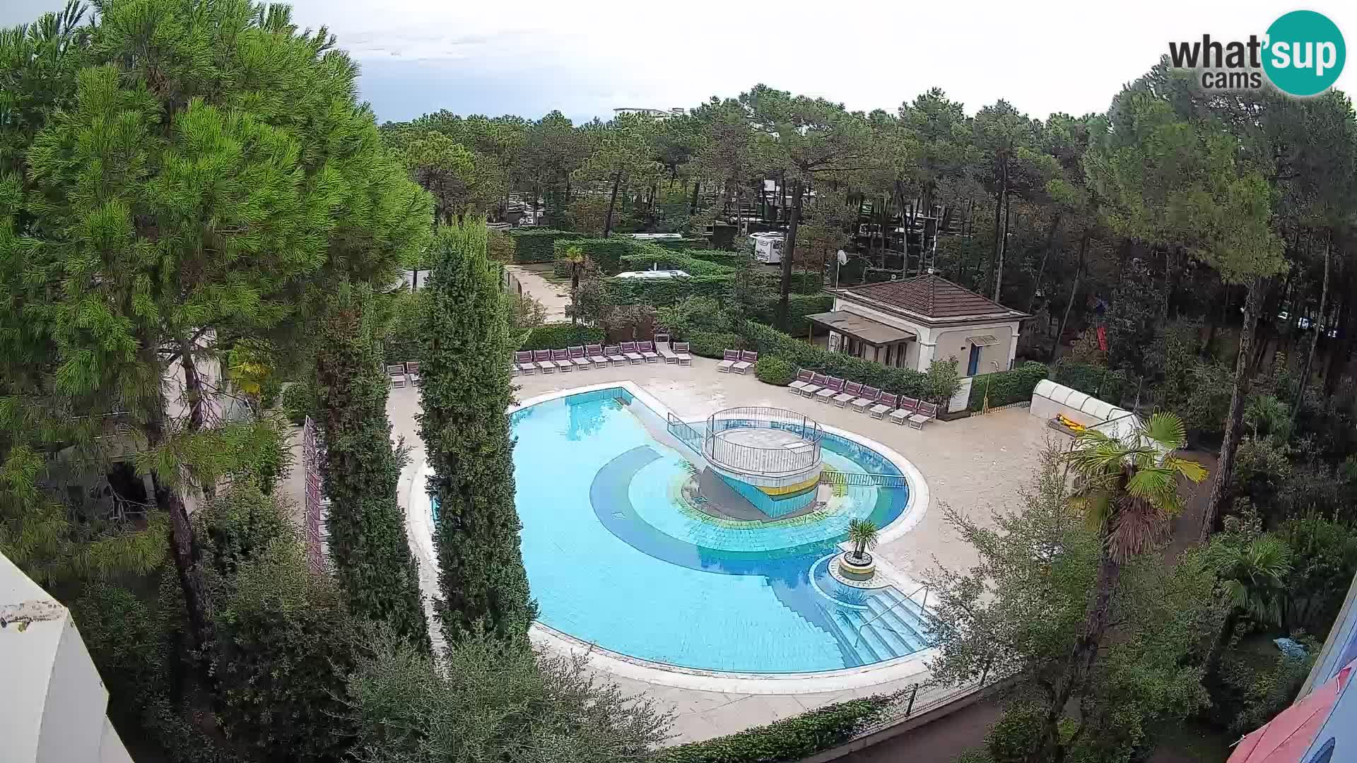 Villaggio Mare Blu pool LIVE webcam Bibione Pineda – Italy