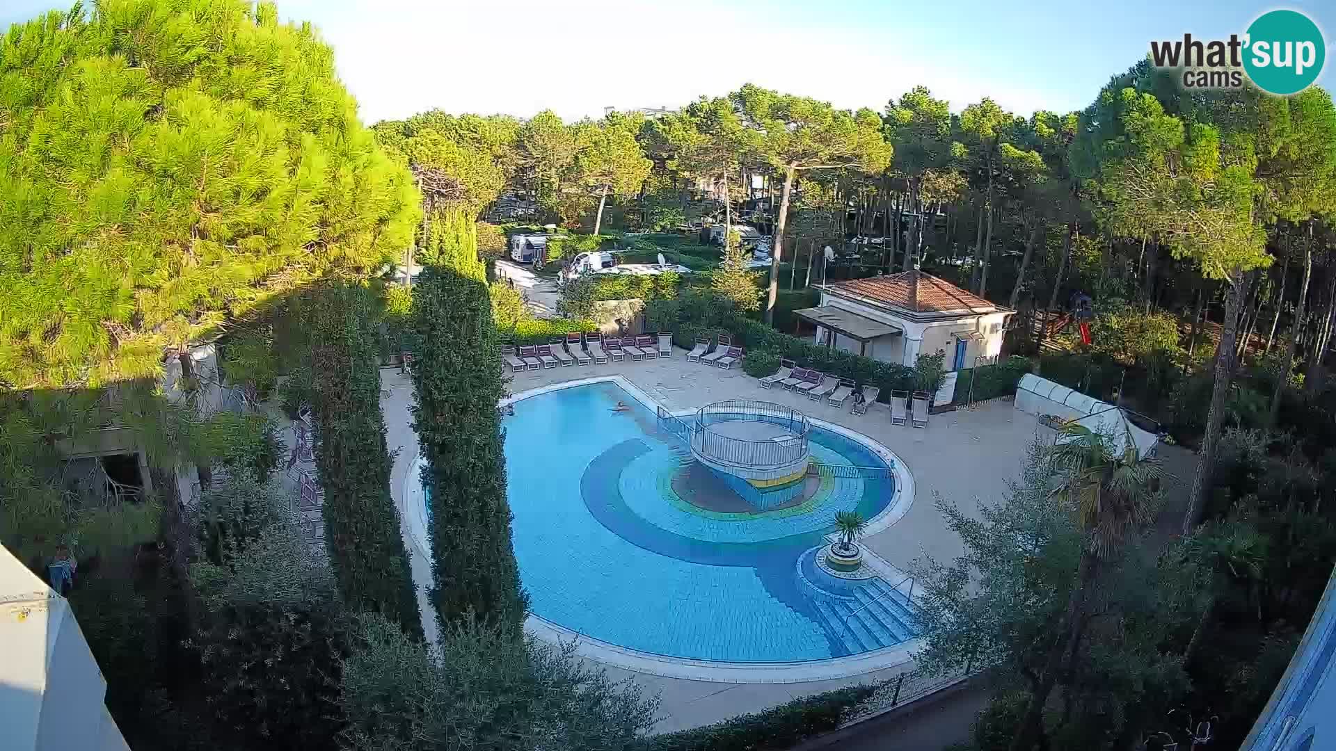 Villaggio Mare Blu piscine LIVE webcam Bibione Pineda – Italie