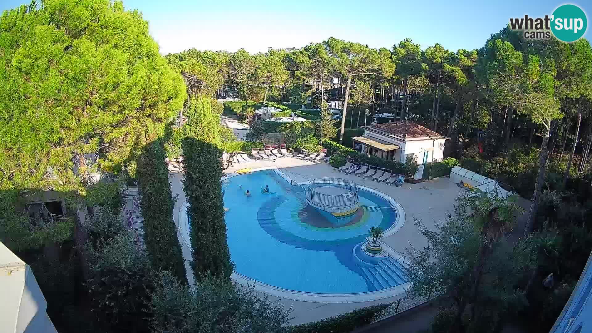 Villaggio Mare Blu pool LIVE webcam Bibione Pineda – Italy
