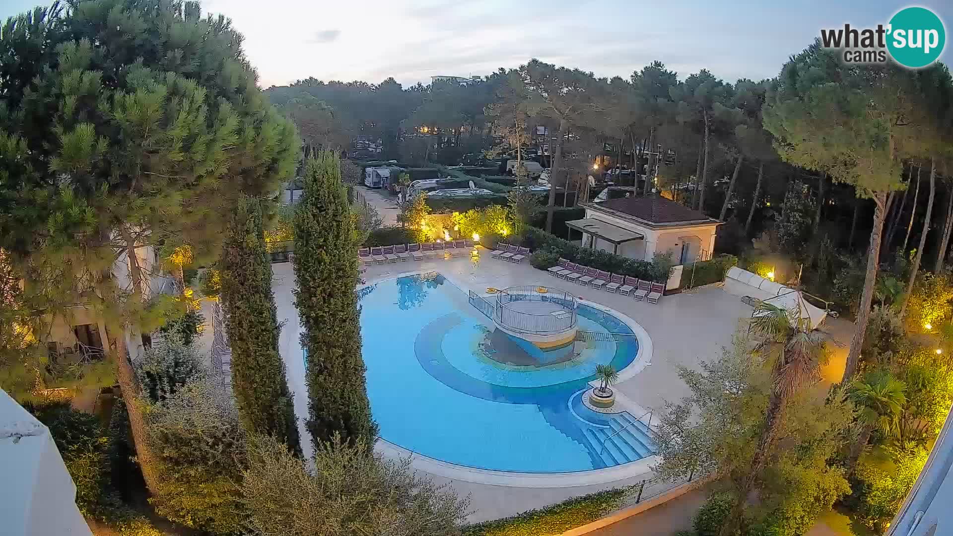Villaggio Mare Blu piscine LIVE webcam Bibione Pineda – Italie