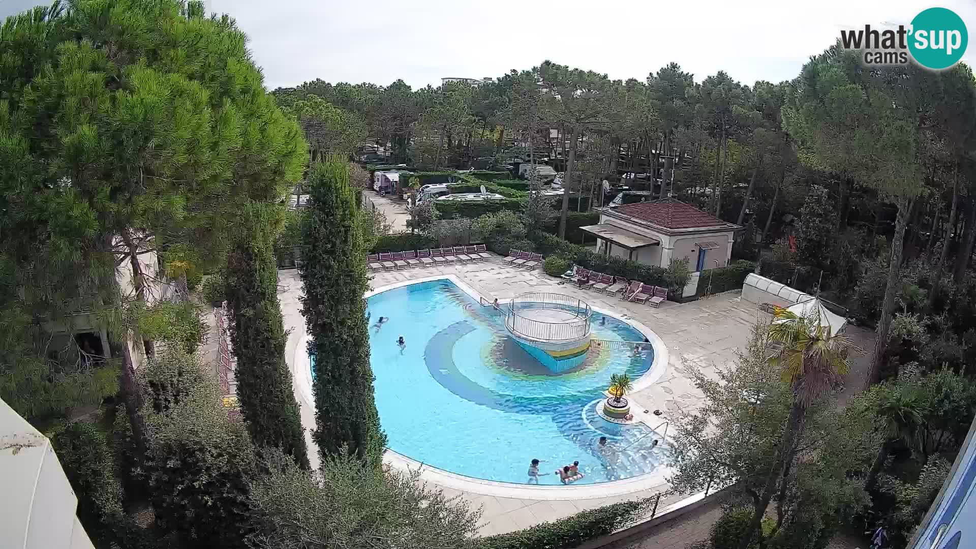 Villaggio Mare Blu pool LIVE webcam Bibione Pineda – Italy