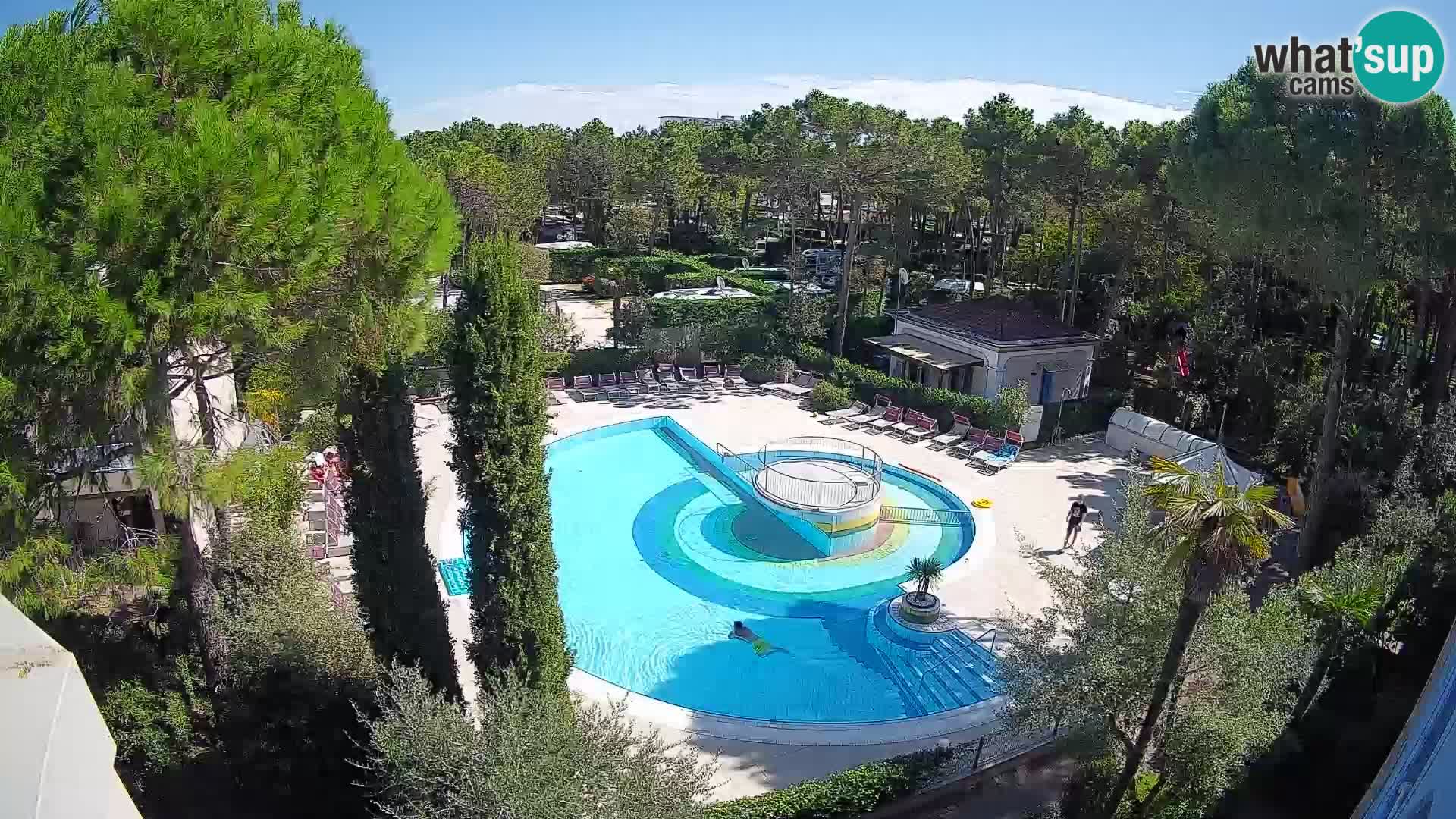 Villaggio Mare Blu piscine LIVE webcam Bibione Pineda – Italie