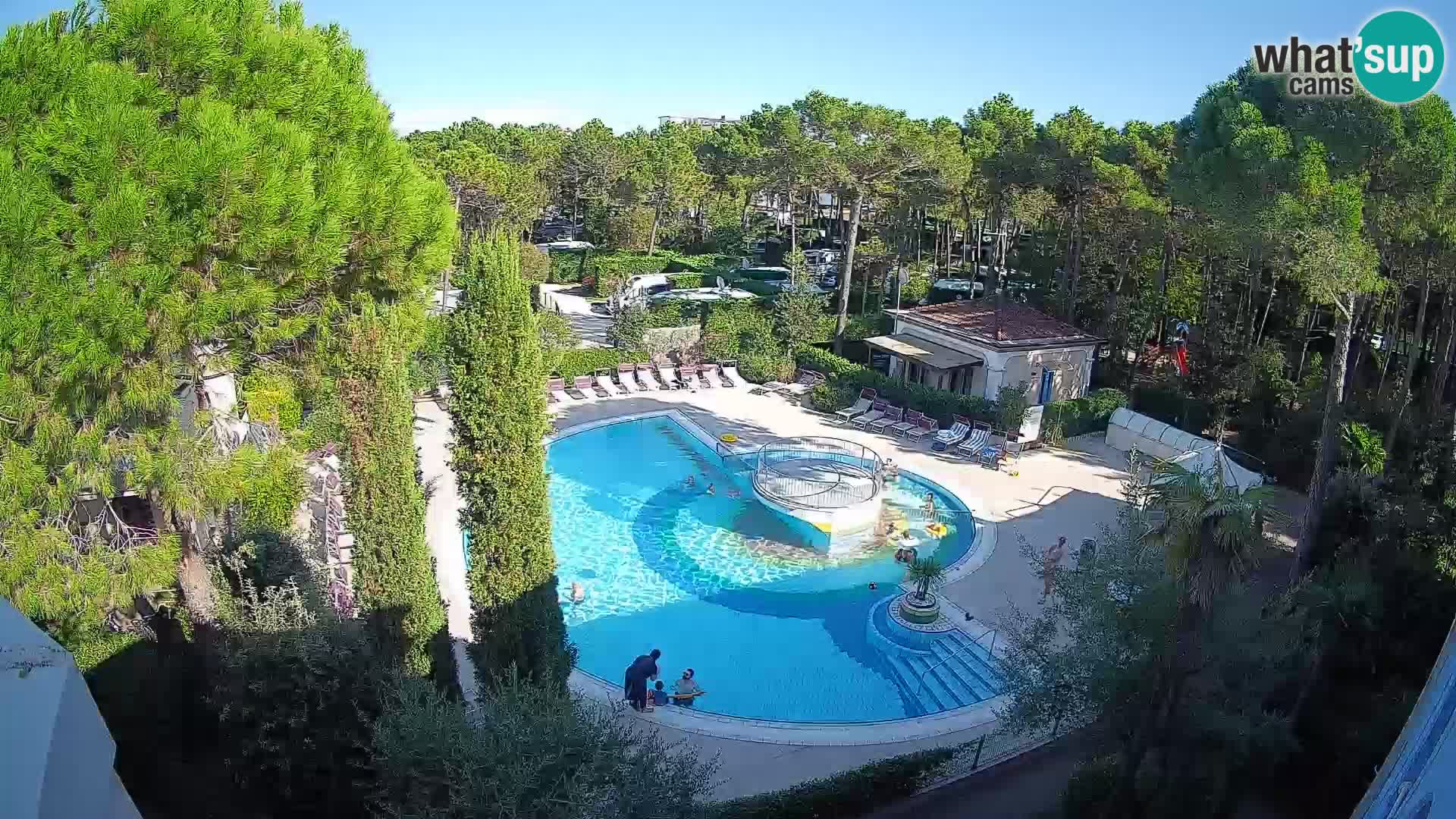 Piscina Villaggio Mare Blu webcam LIVE Bibione Pineda – Italia