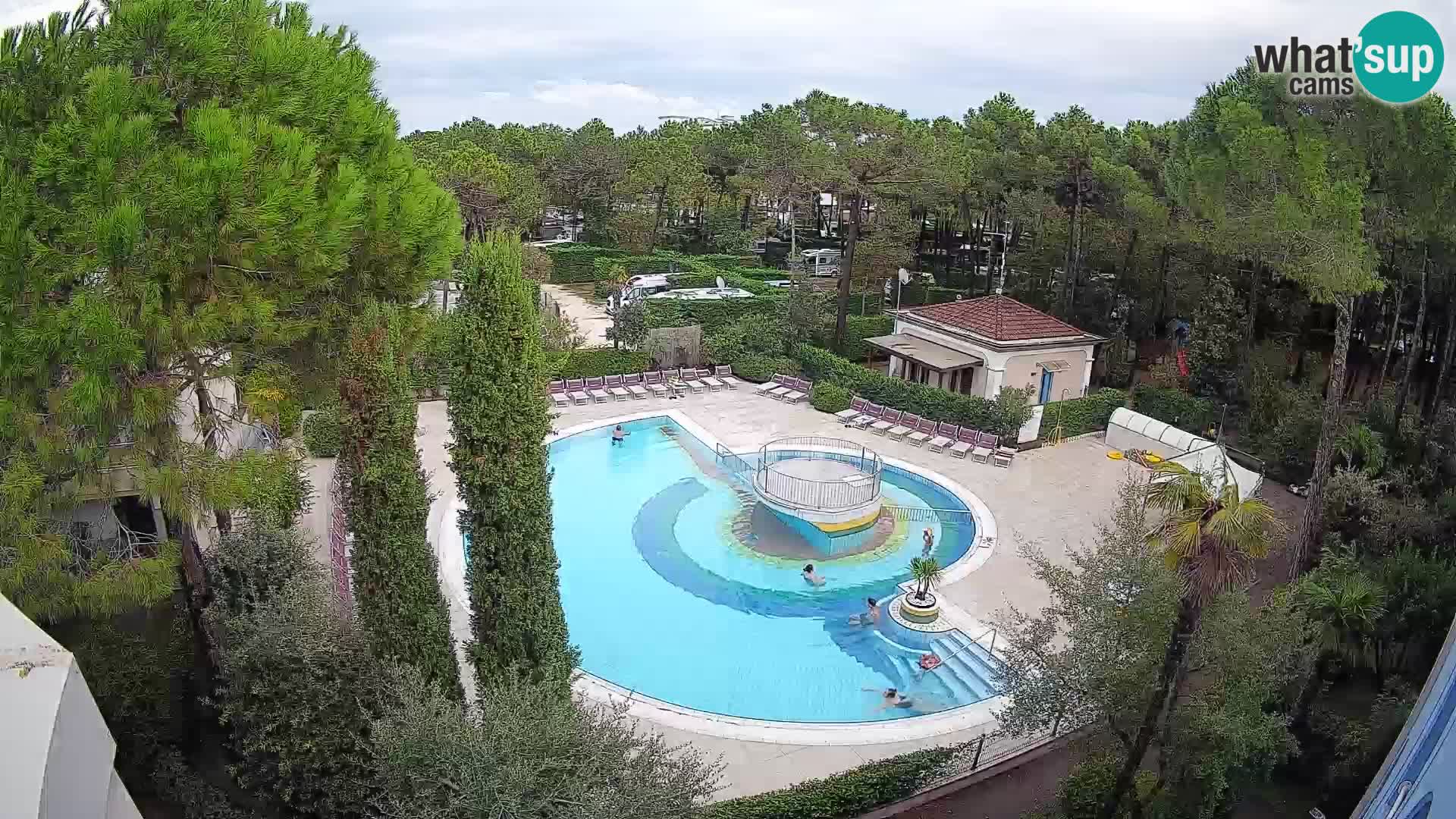 Villaggio Mare Blu pool LIVE webcam Bibione Pineda – Italy