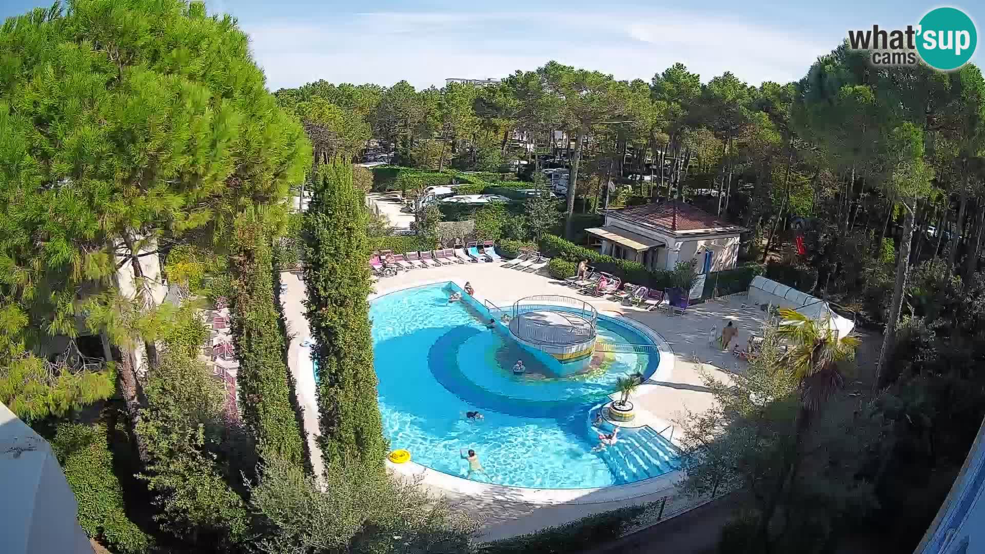 Villaggio Mare Blu pool LIVE webcam Bibione Pineda – Italy