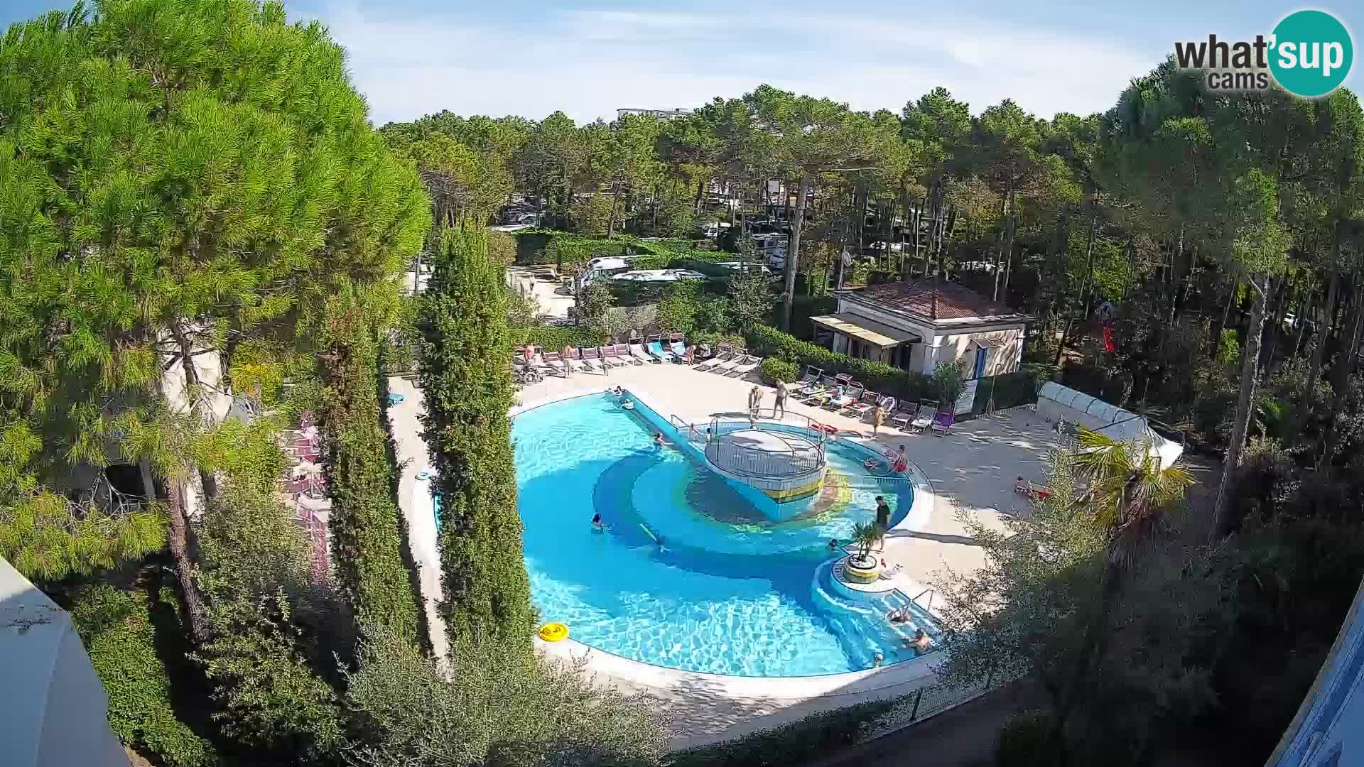 Villaggio Mare Blu pool LIVE webcam Bibione Pineda – Italy