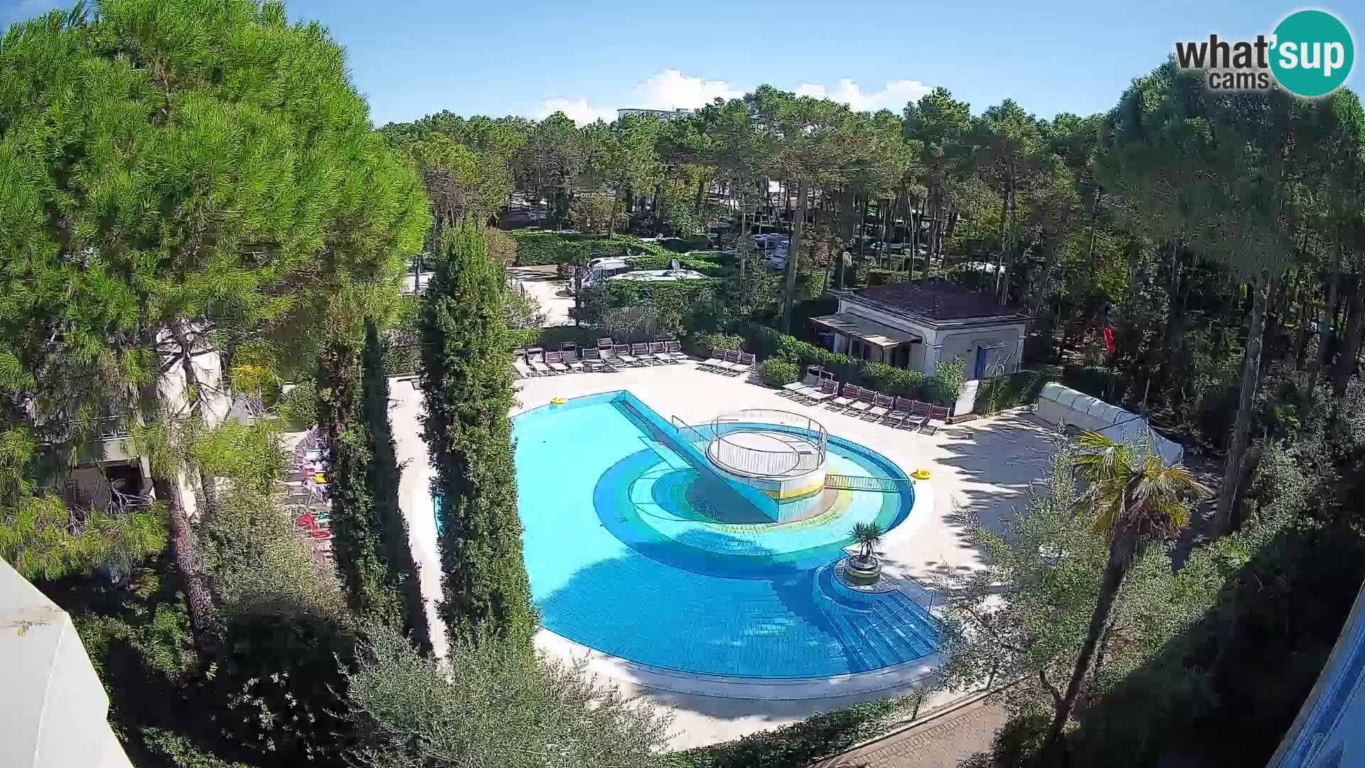 Villaggio Mare Blu pool LIVE webcam Bibione Pineda – Italy