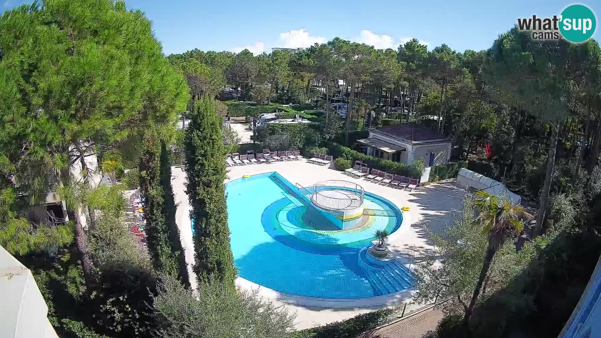 Villaggio Mare Blu pool LIVE webcam Bibione Pineda – Italy