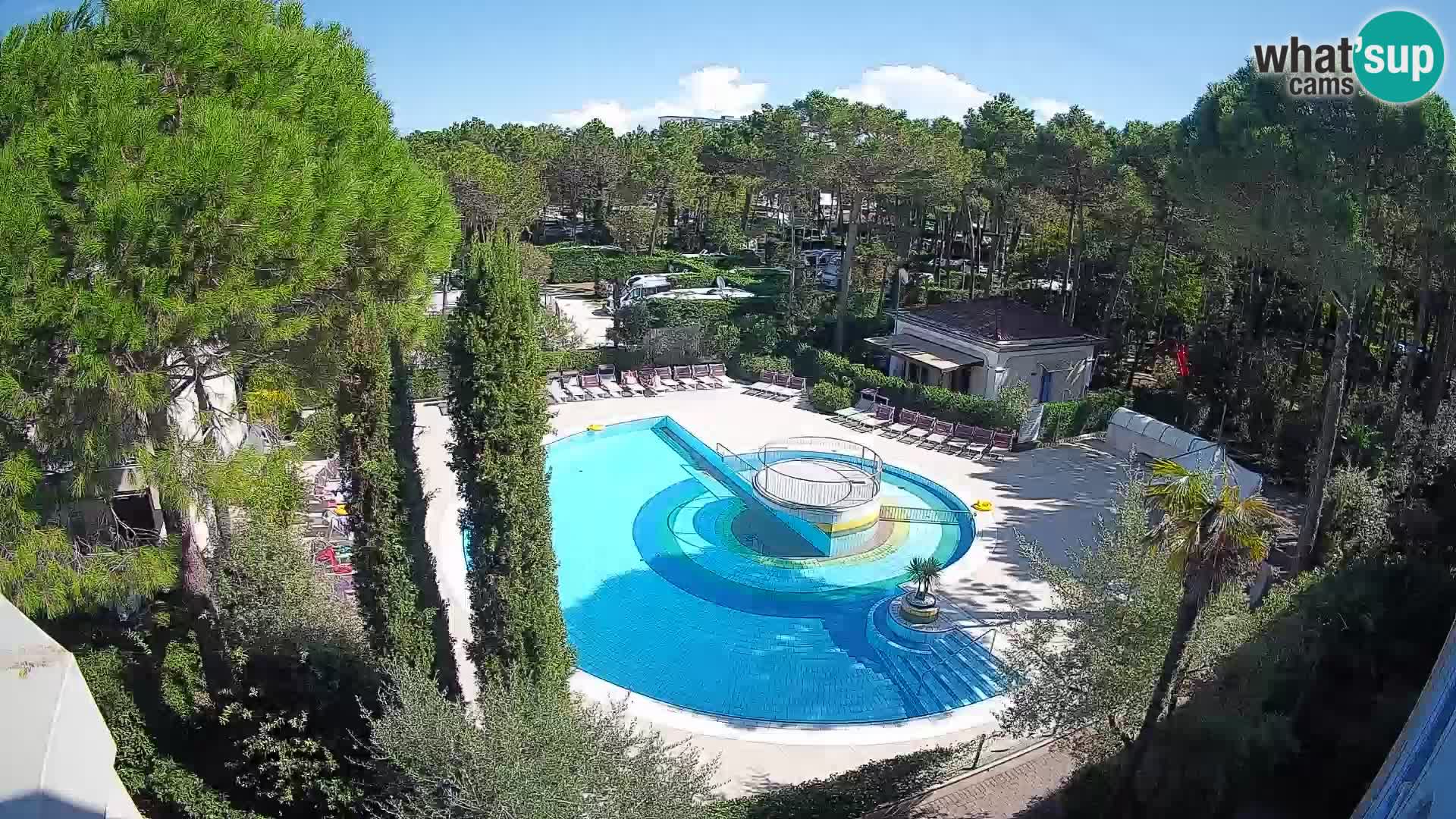 Villaggio Mare Blu pool LIVE webcam Bibione Pineda – Italy