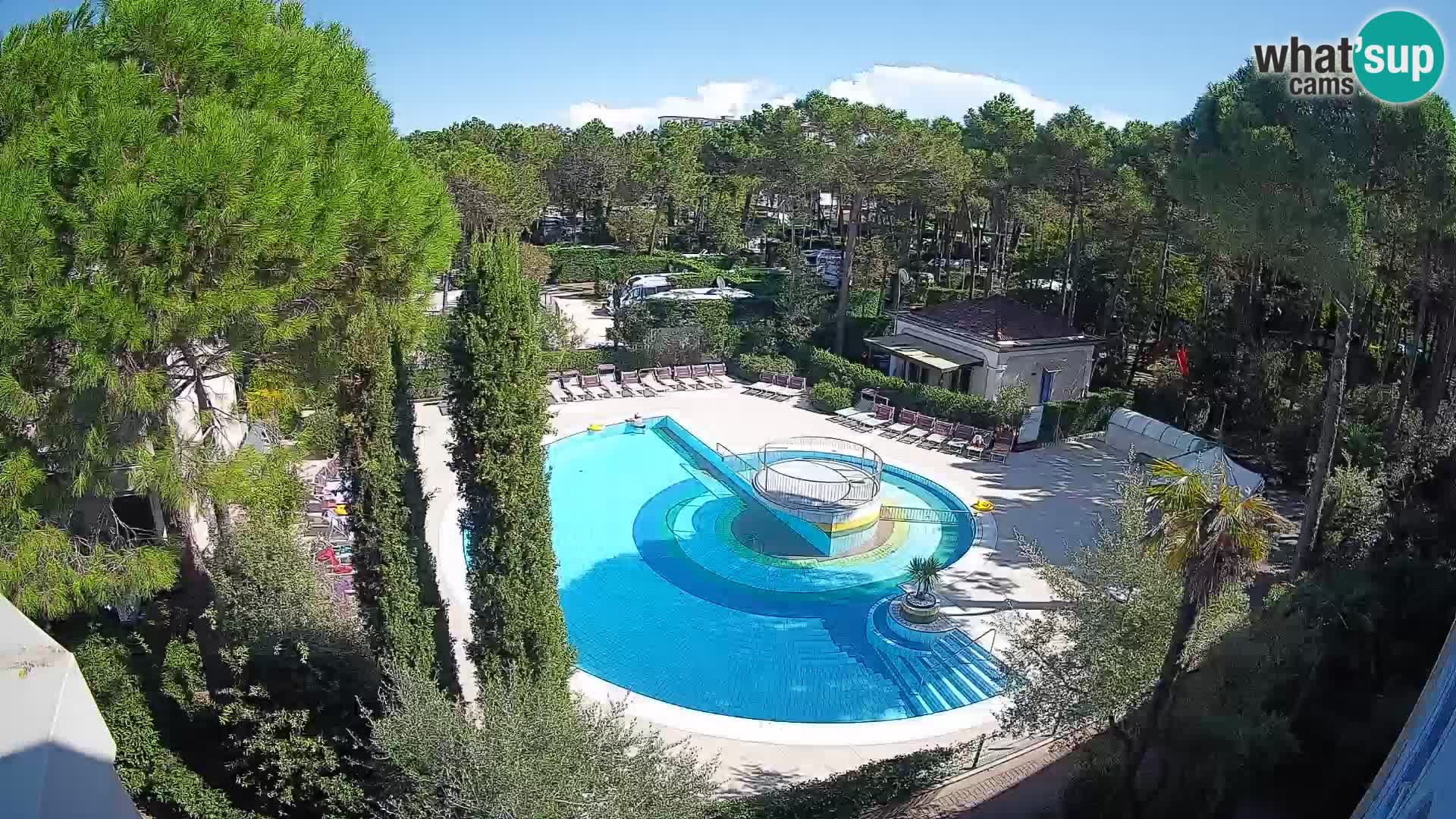 Piscina Villaggio Mare Blu EN VIVO webcam Bibione Pineda – Italia