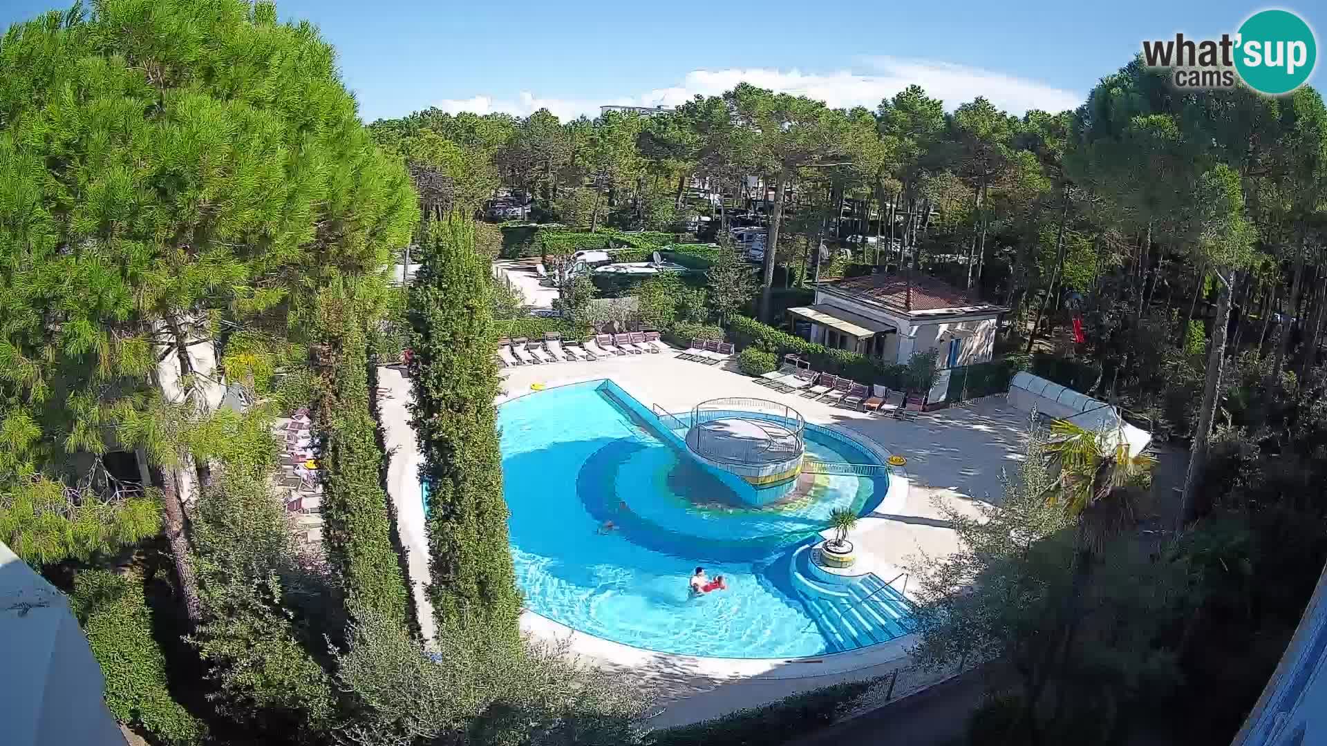 Villaggio Mare Blu piscine LIVE webcam Bibione Pineda – Italie