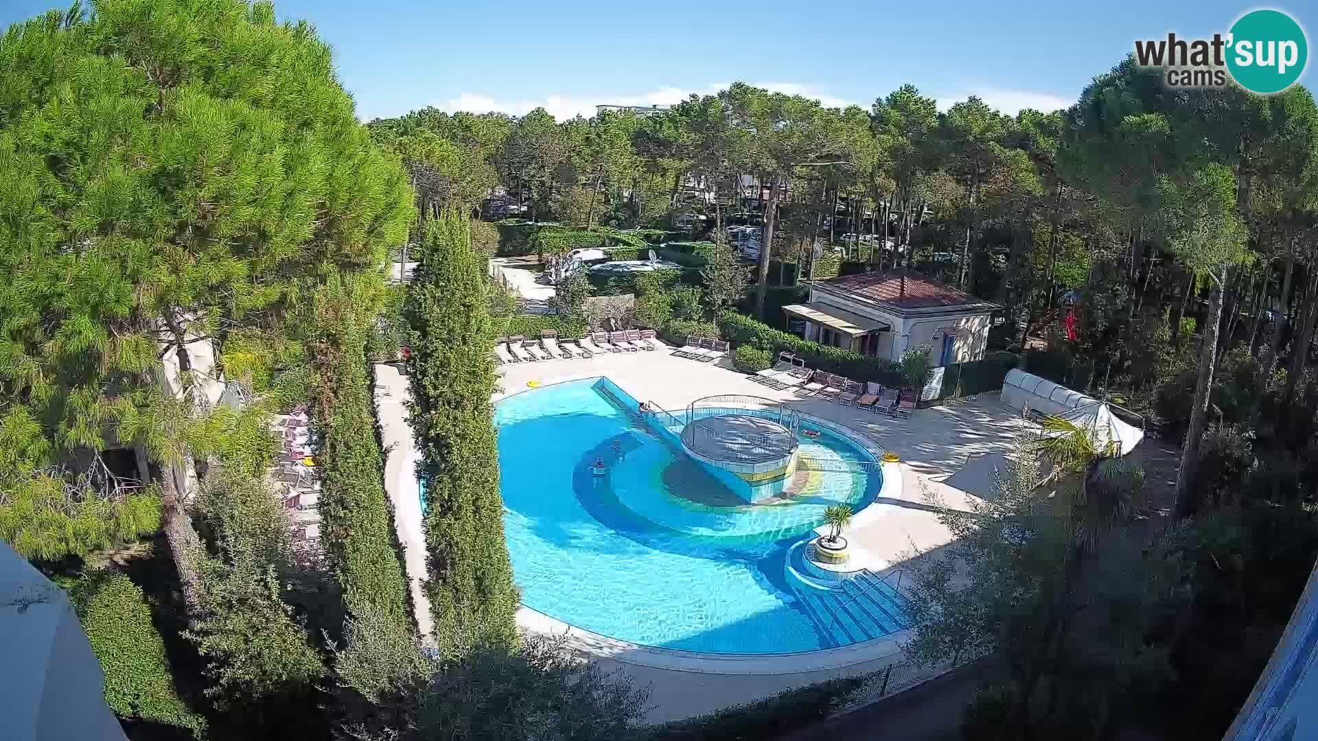 Villaggio Mare Blu piscine LIVE webcam Bibione Pineda – Italie