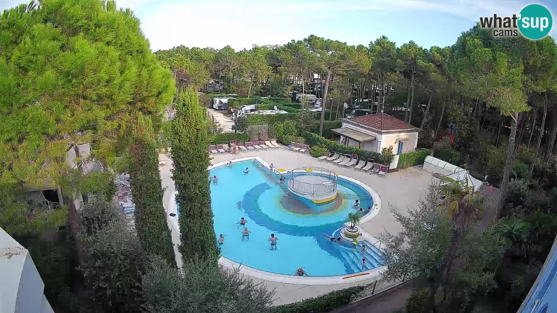 Villaggio Mare Blu pool LIVE webcam Bibione Pineda – Italy
