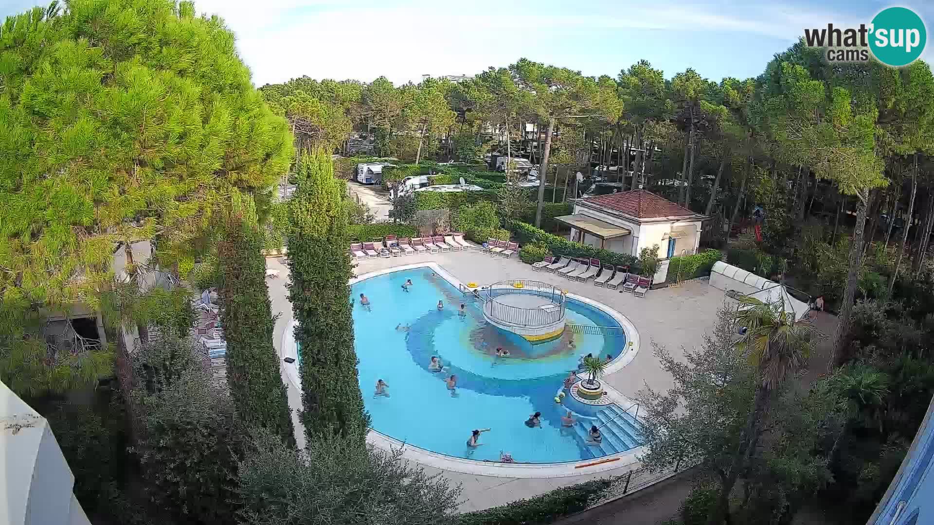 Villaggio Mare Blu pool LIVE webcam Bibione Pineda – Italy