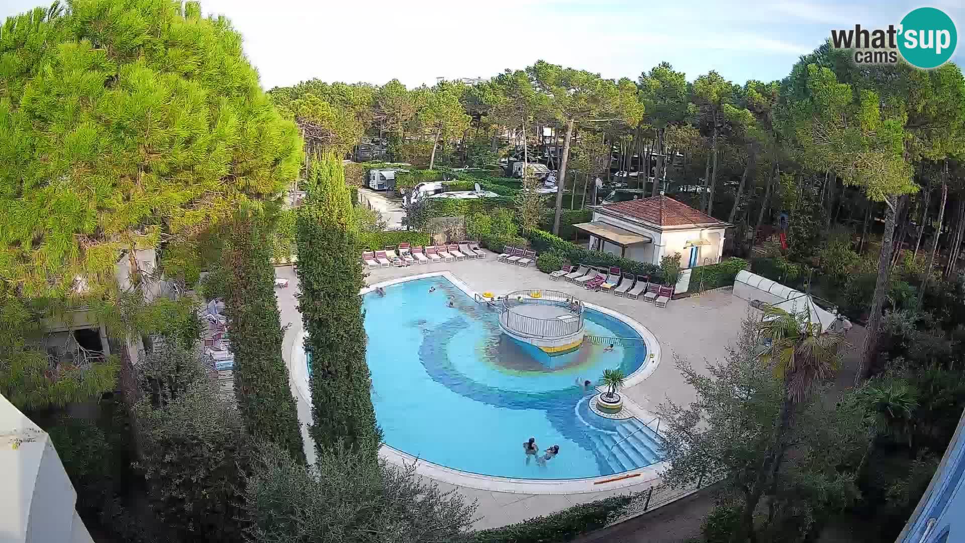 Villaggio Mare Blu pool LIVE webcam Bibione Pineda – Italy