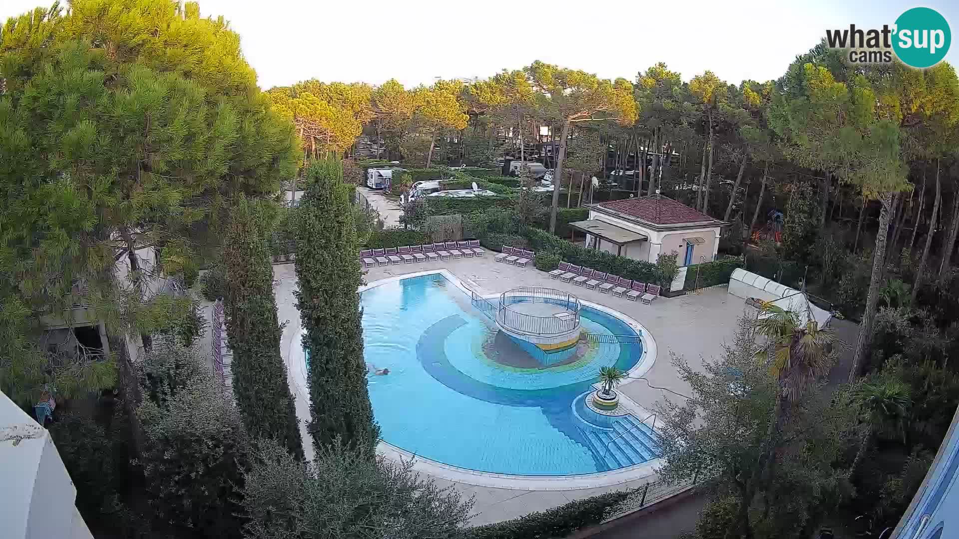 Piscina Villaggio Mare Blu EN VIVO webcam Bibione Pineda – Italia