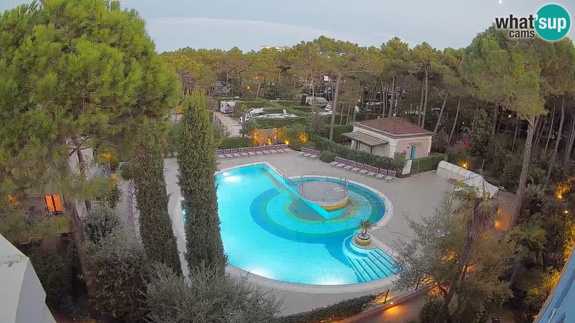 Villaggio Mare Blu Pool LIVE-Webcam Bibione Pineda – Italien