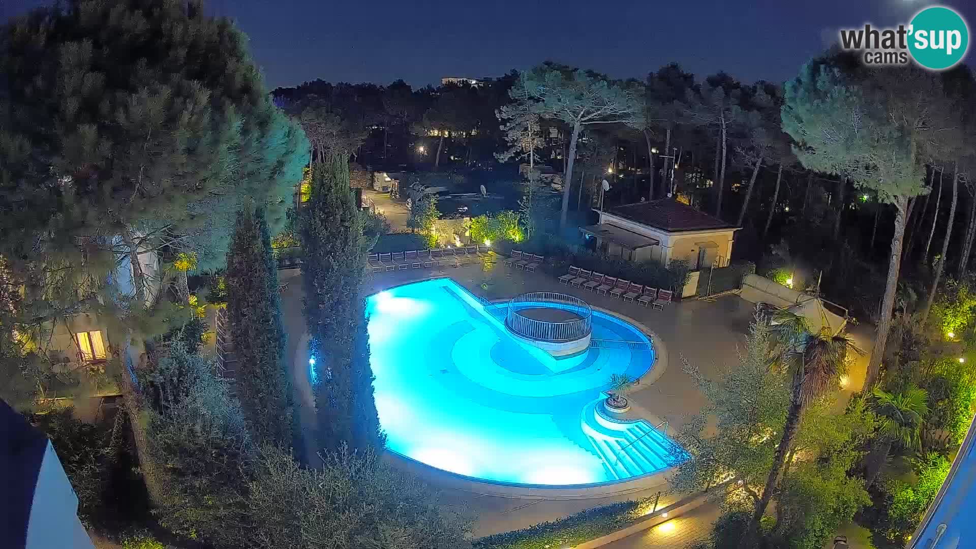 Piscina Villaggio Mare Blu webcam LIVE Bibione Pineda – Italia