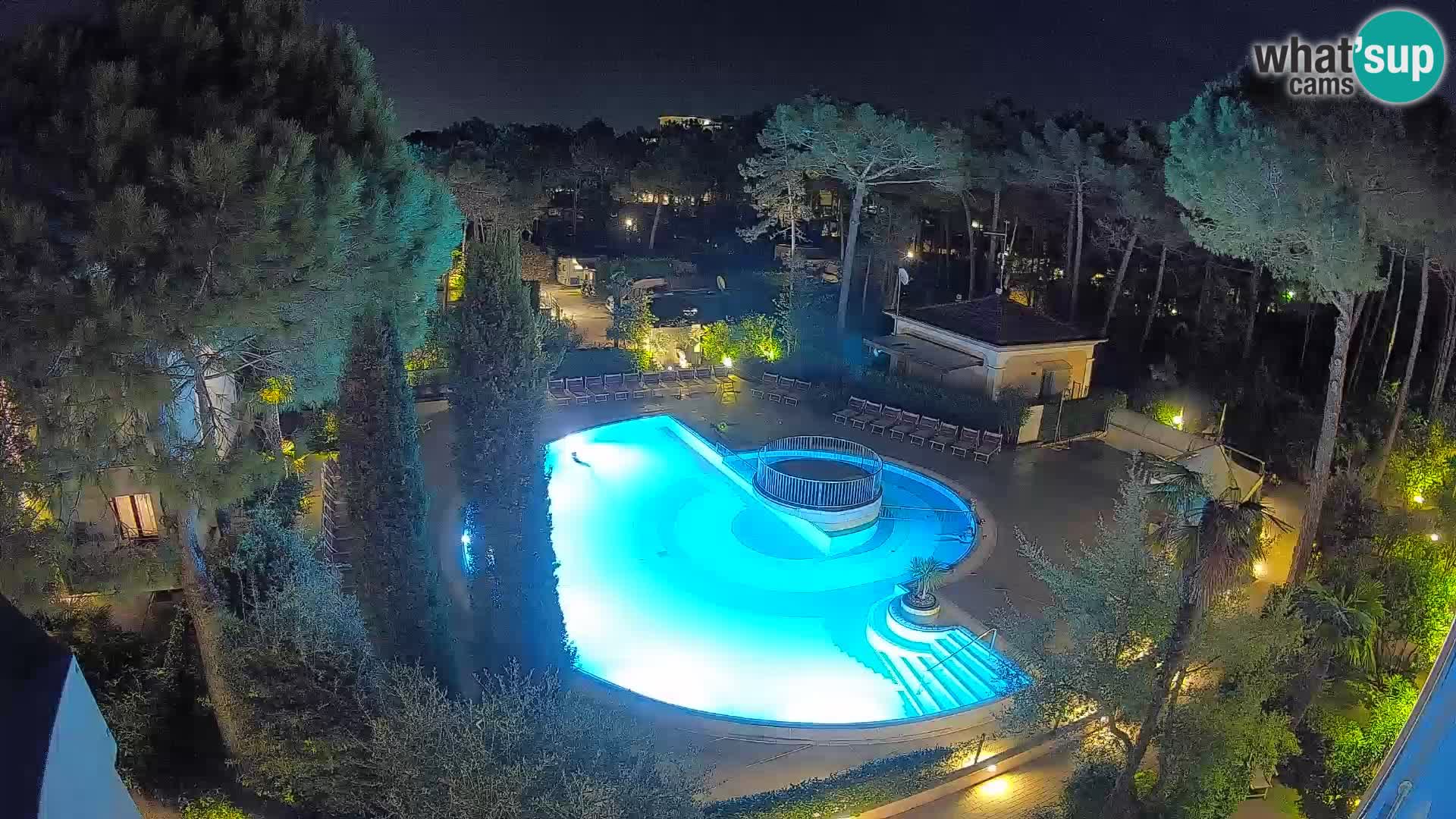 Piscina Villaggio Mare Blu EN VIVO webcam Bibione Pineda – Italia