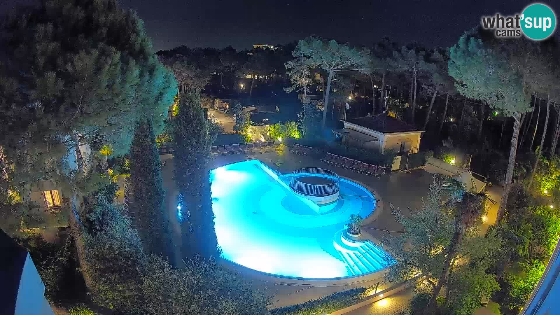 Piscina Villaggio Mare Blu EN VIVO webcam Bibione Pineda – Italia